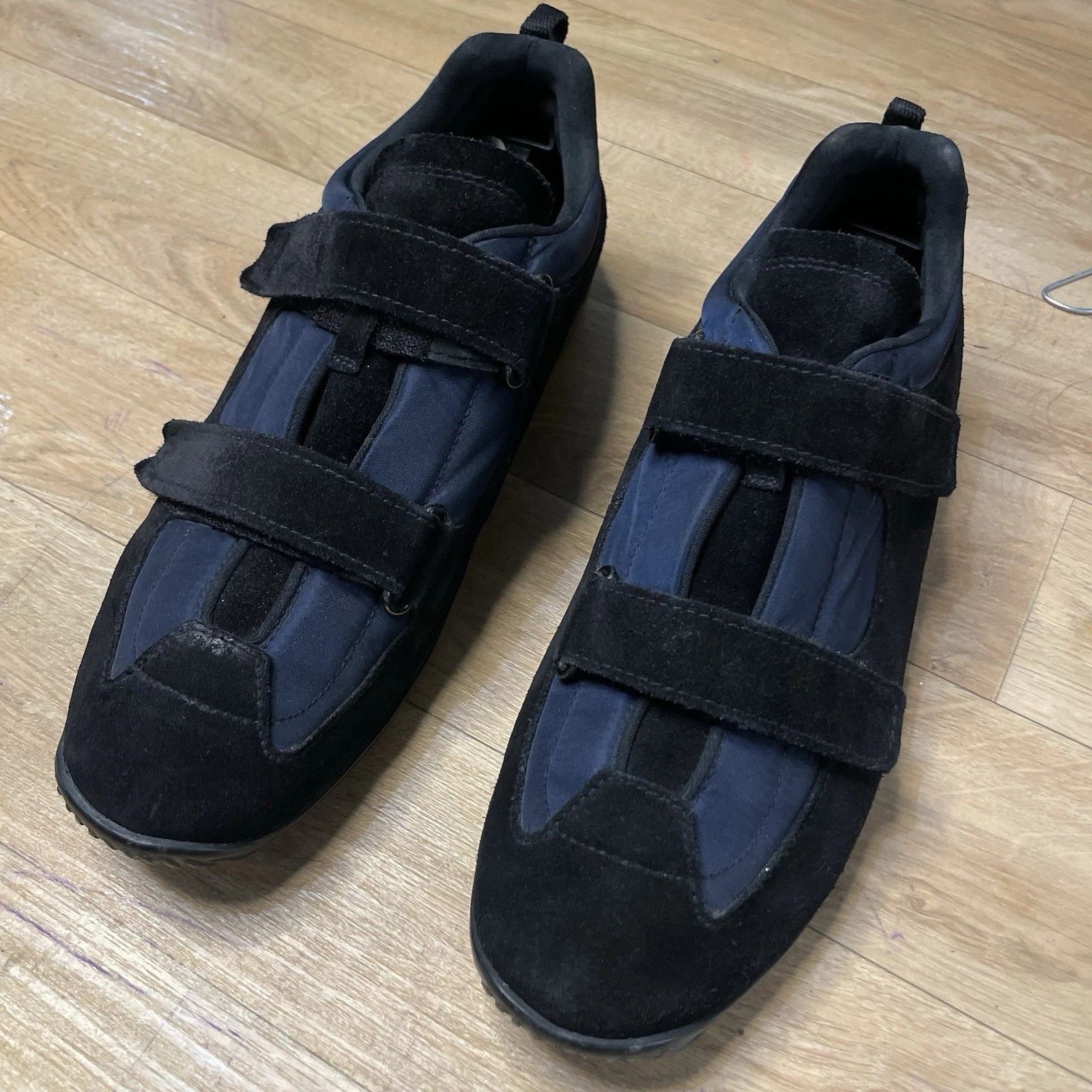 Prada Prada America’s Cup Luna Rossa Sneakers Black Blue Suede Size US 10.5 / EU 43-44 - 3 Thumbnail