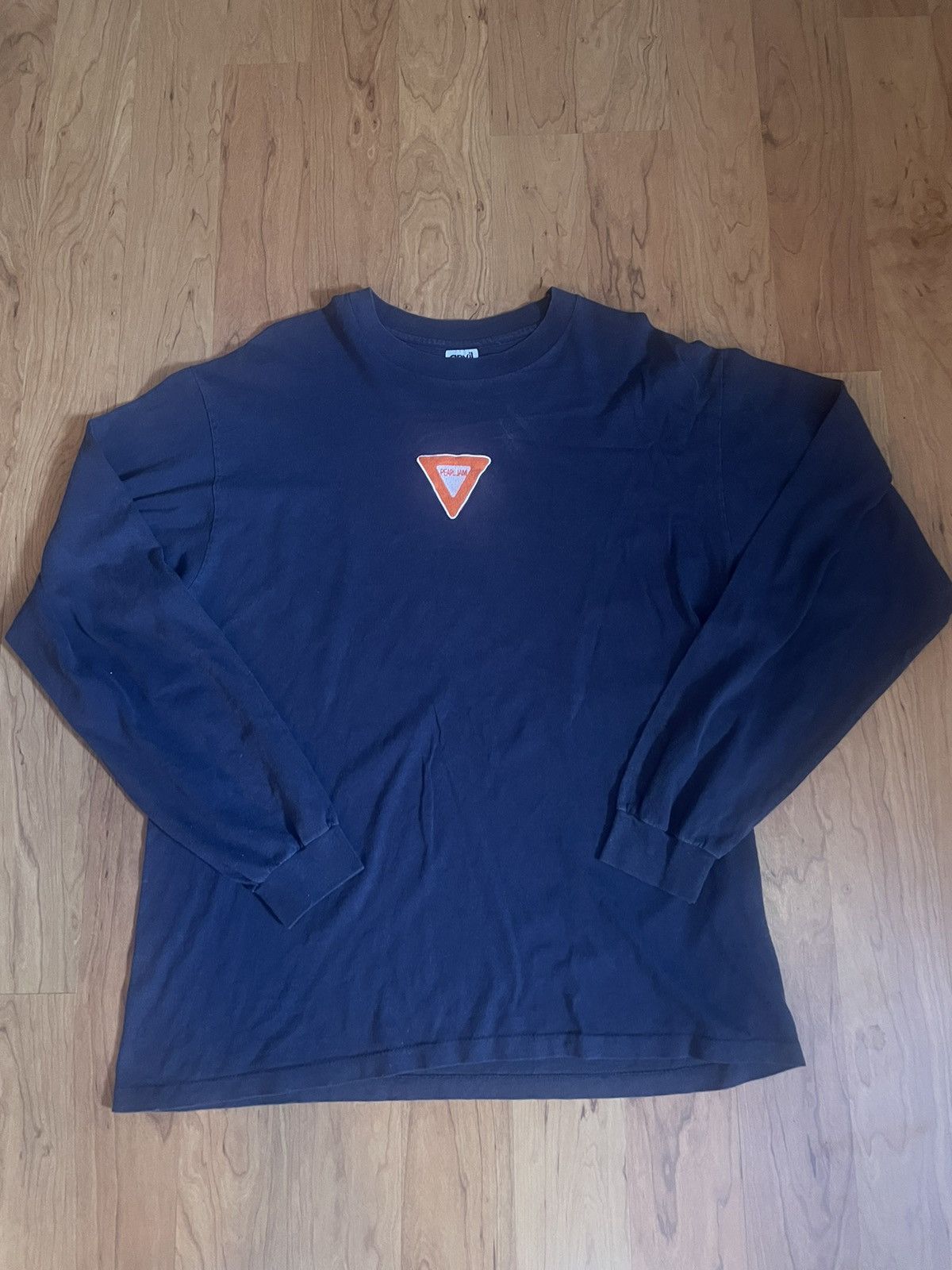 image of Vintage 1990S Pearl Jam Yield Longsleeve in Navy, Men's (Size XL)