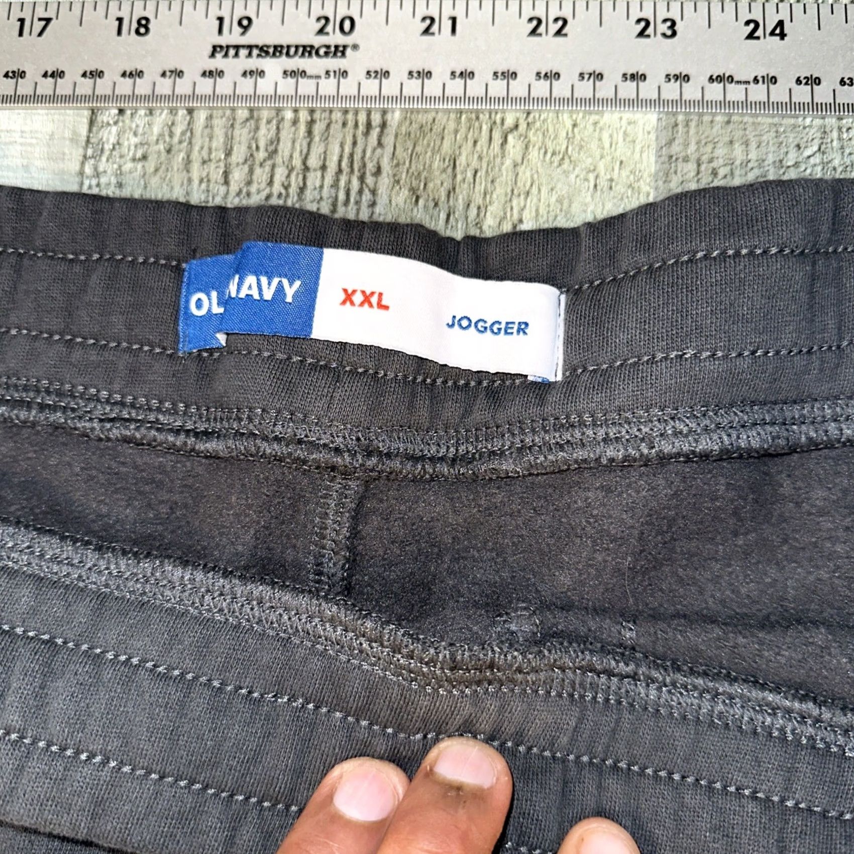 Old Navy VINTAGE Men Old Navy Joggers XXl Baggy Grey Size US 39 - 3 Thumbnail