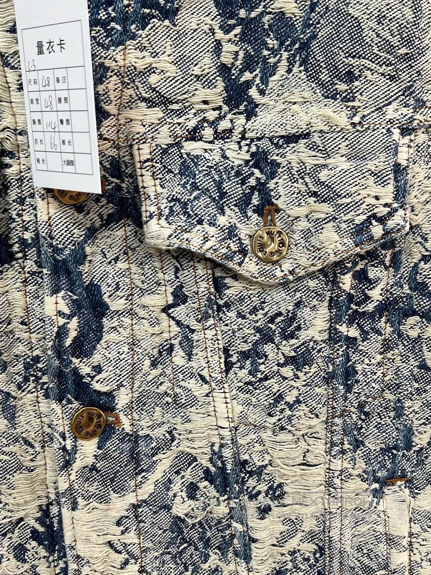 Louis Vuitton Louis Vuitton Floral Boro Distressed Denim Jacket. Size US M / EU 48-50 / 2 - 3 Thumbnail