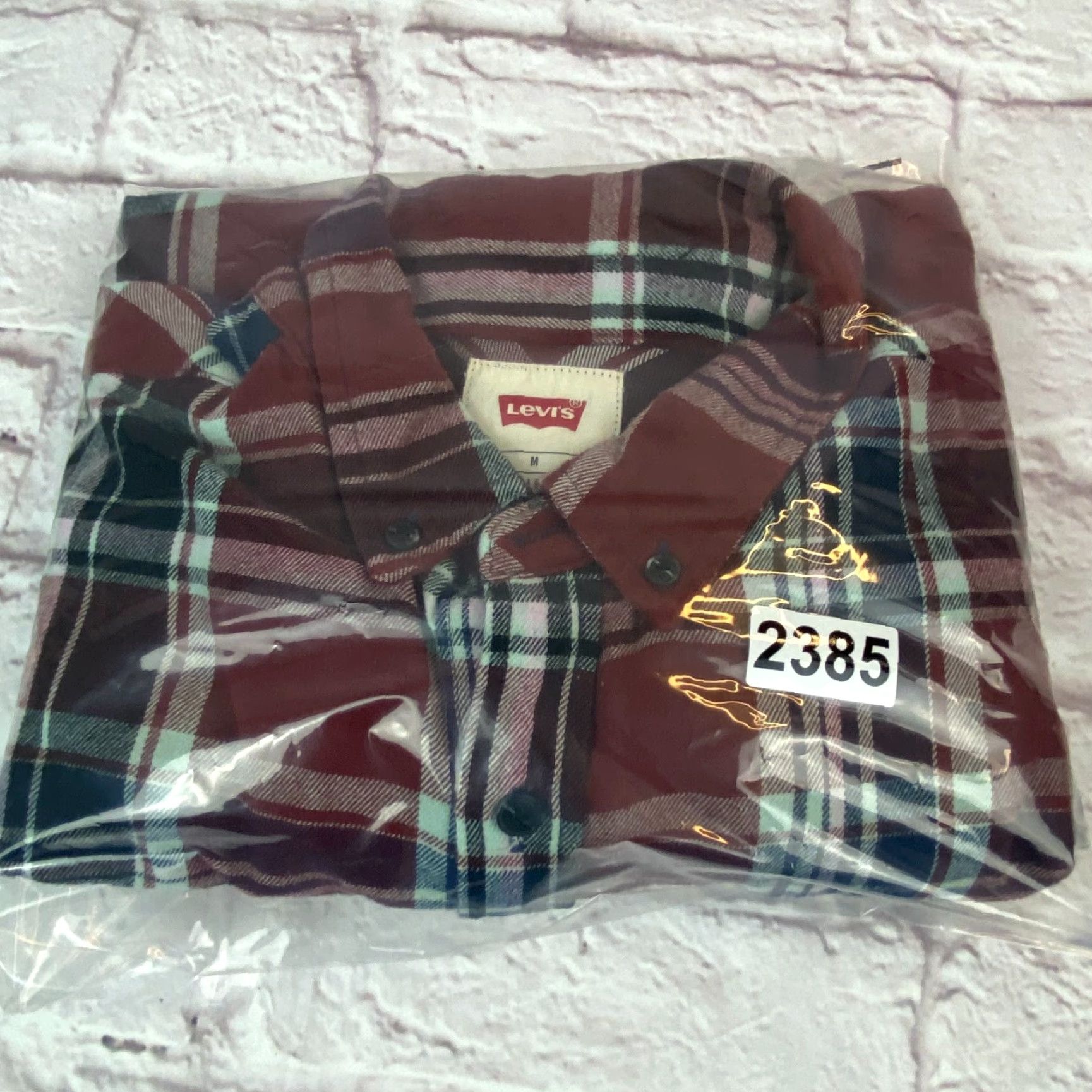 Levi's VINTAGE Levi's Flannel Shirt Mens Size M Plaid Long Sleeve Button-Up Top Casual Cotton Size US M / EU 48-50 / 2 - 8 Thumbnail