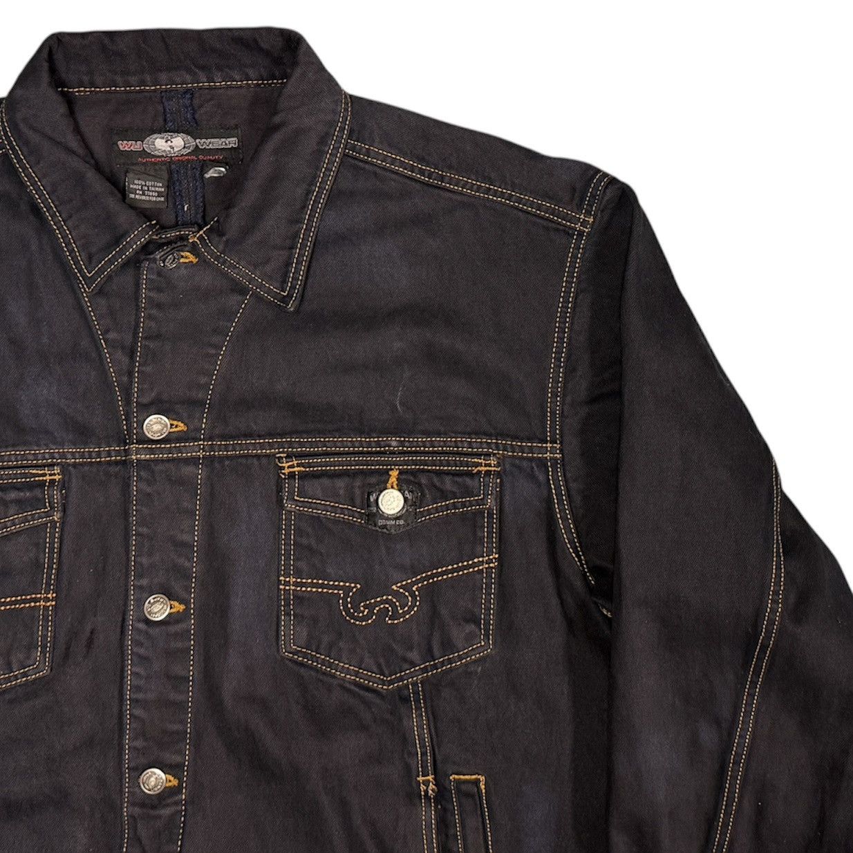 Wu-Tang Clan Vintage WU WEAR Dark Denim Jacket - Wu Tang Clan Archive Size US XL / EU 56 / 4 - 2 Thumbnail