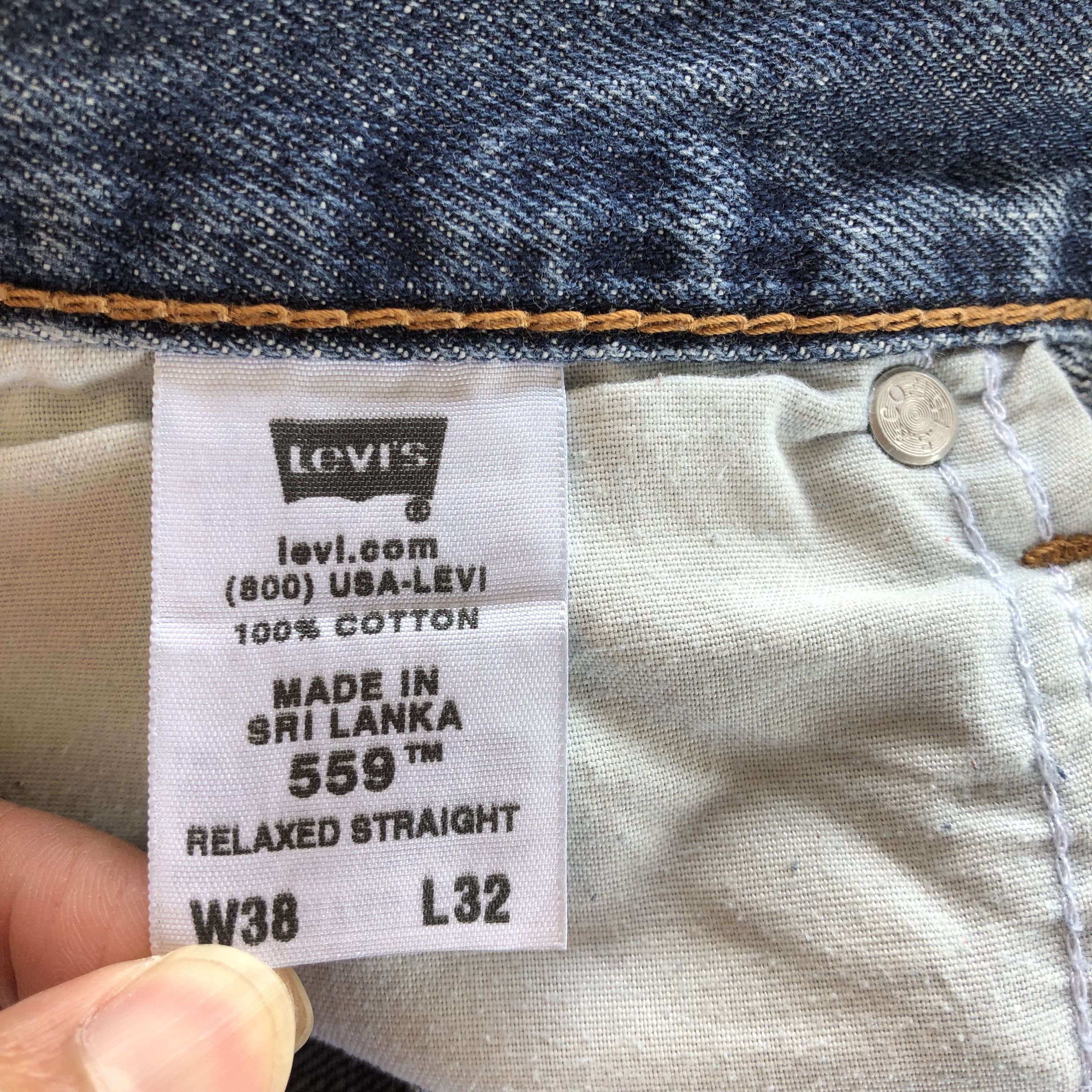 Jean Vintage 1990s Levis Faded Jeans Levi's Baggy Denim Pants Size US 36 / EU 52 - 9 Thumbnail