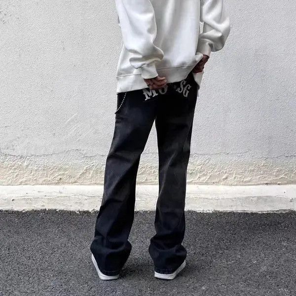 Japanese Brand VIBE Street hip hop cross print jeans Size US 32 / EU 48 - 7 Thumbnail