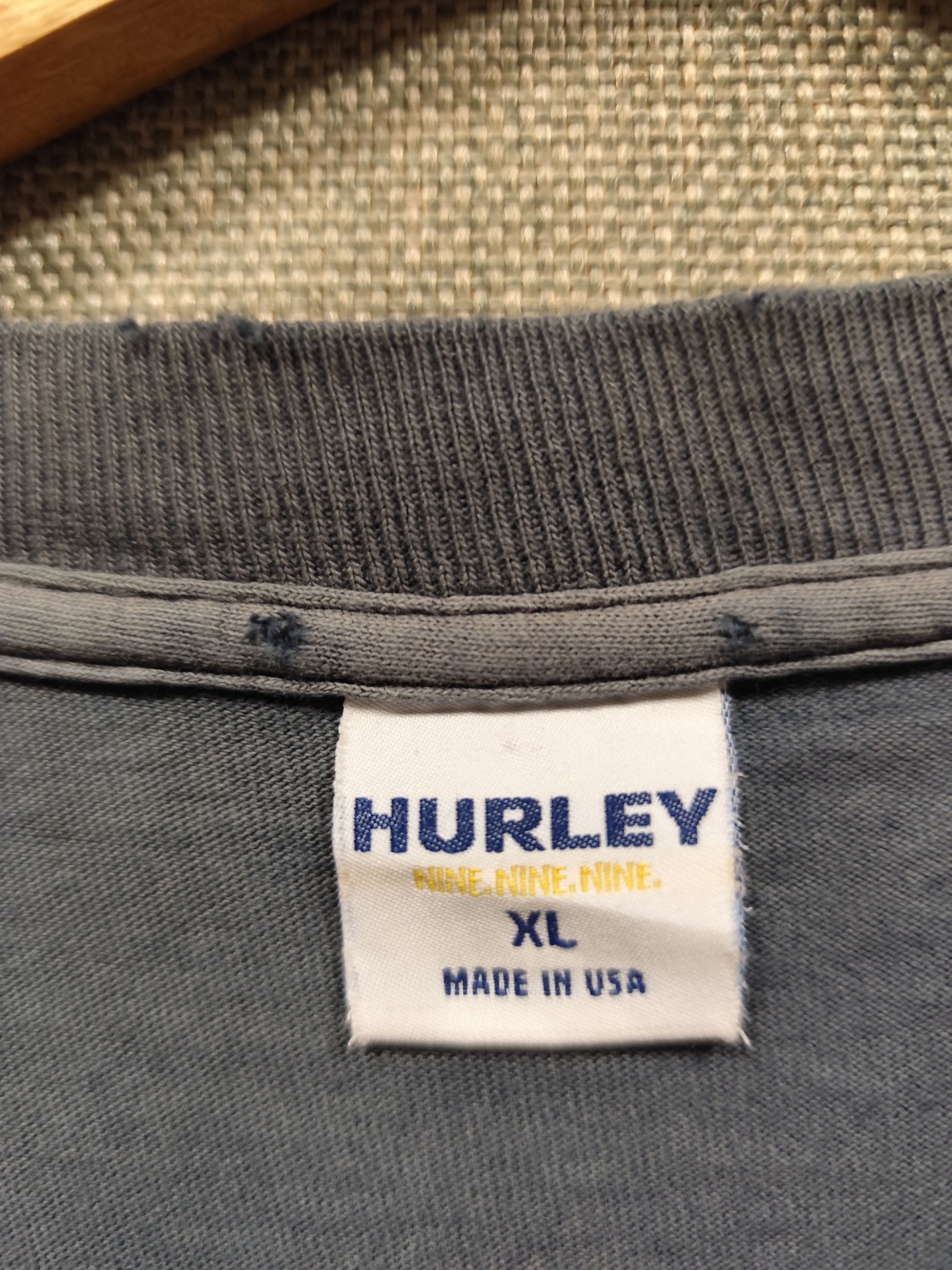Hurley × Vintage Vintage 90s t shirt hurley nine nine nine made in usa Size US XL / EU 56 / 4 - 7 Thumbnail