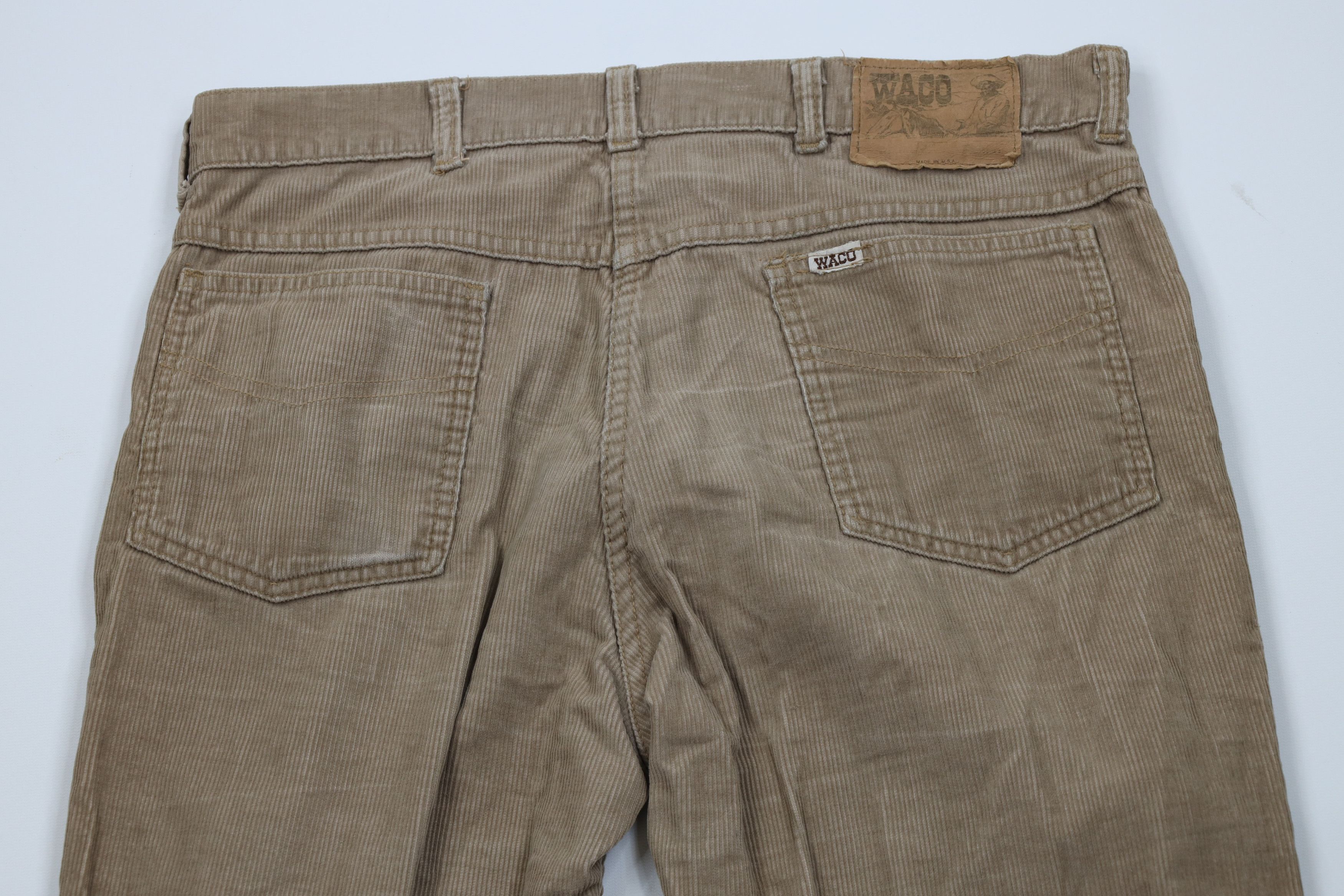 Vintage Vintage 70s Streetwear Western Flared Corduroy Pants USA Size US 36 / EU 52 - 12 Thumbnail