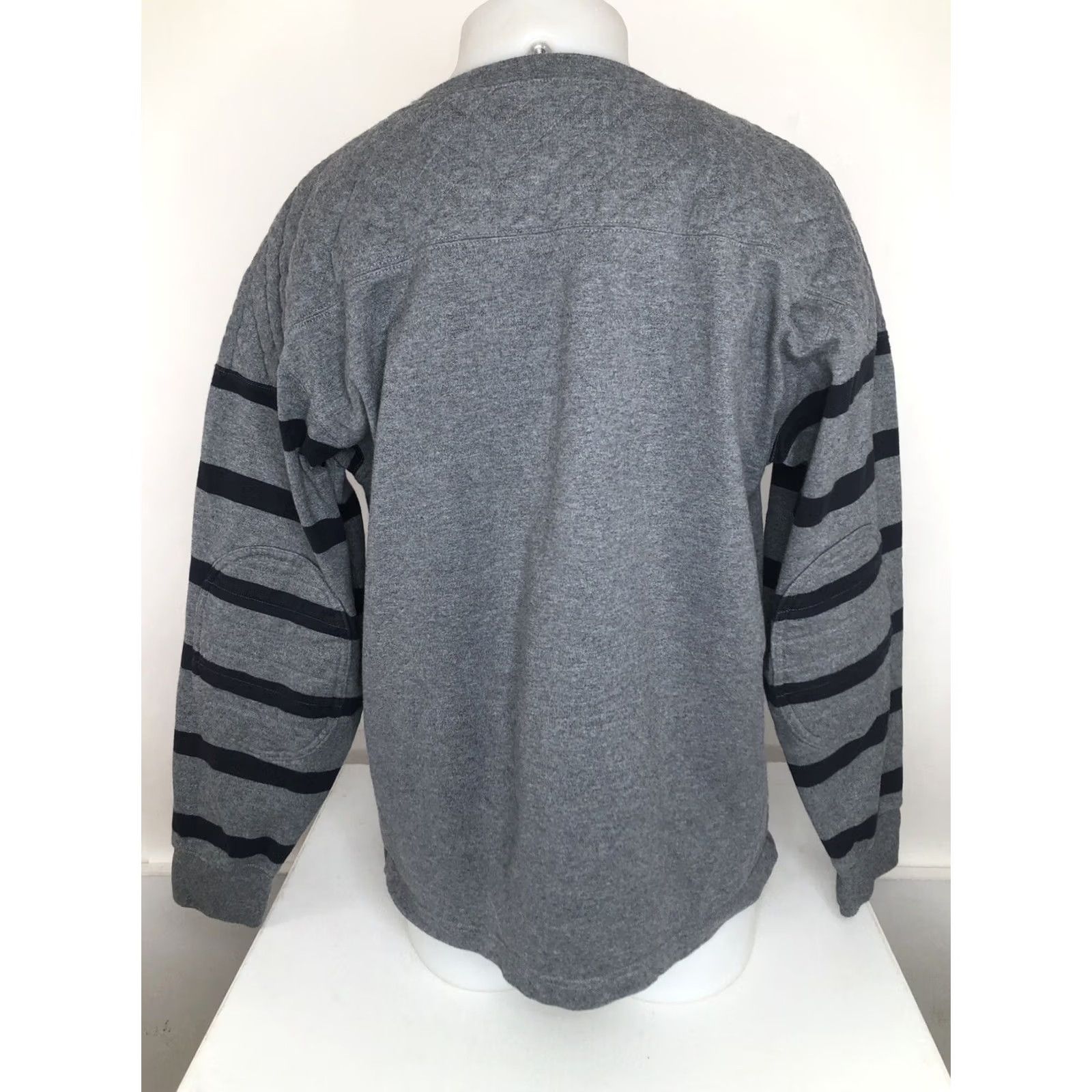 Vintage VINTAGE J. Peterman Rugby Sweatshirt - Heavy Shoulder & Elbow Pads - Gray M Mens Pullover Shirt Size US M / EU 48-50 / 2 - 3 Thumbnail