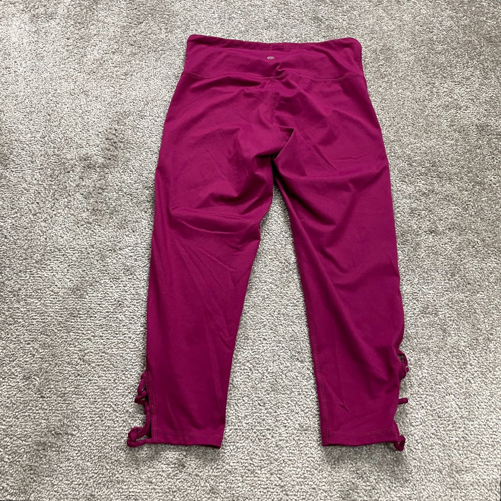 Champion C9 By Champion Cropped Leggings Womens Small Purple Mid Rise Active Yoga 26x21 Size 28" / US 6 / IT 42 - 2 Thumbnail