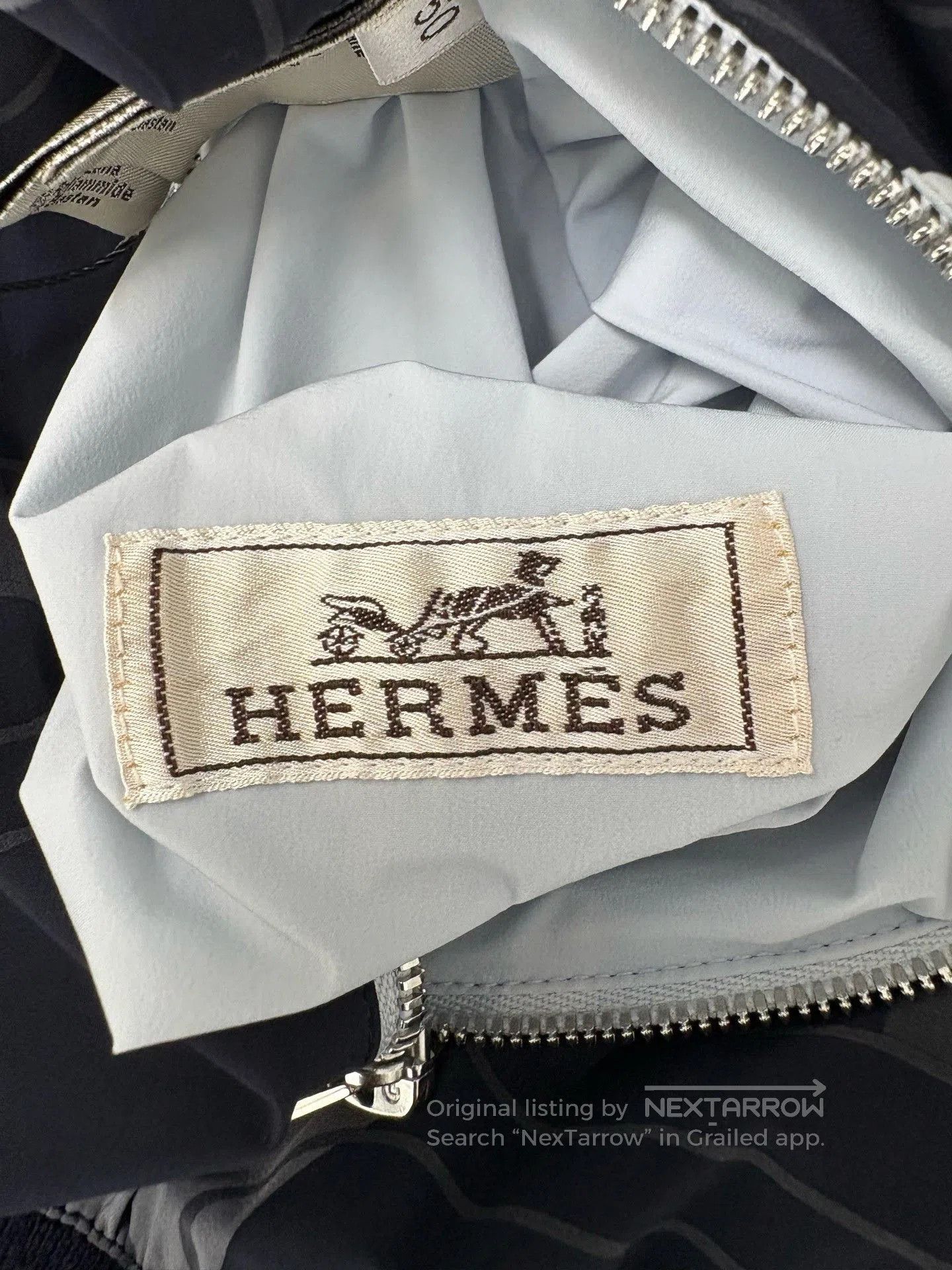 Hermes HERMES Elephant Gray Reversible Jacket. Size US M / EU 48-50 / 2 - 3 Thumbnail