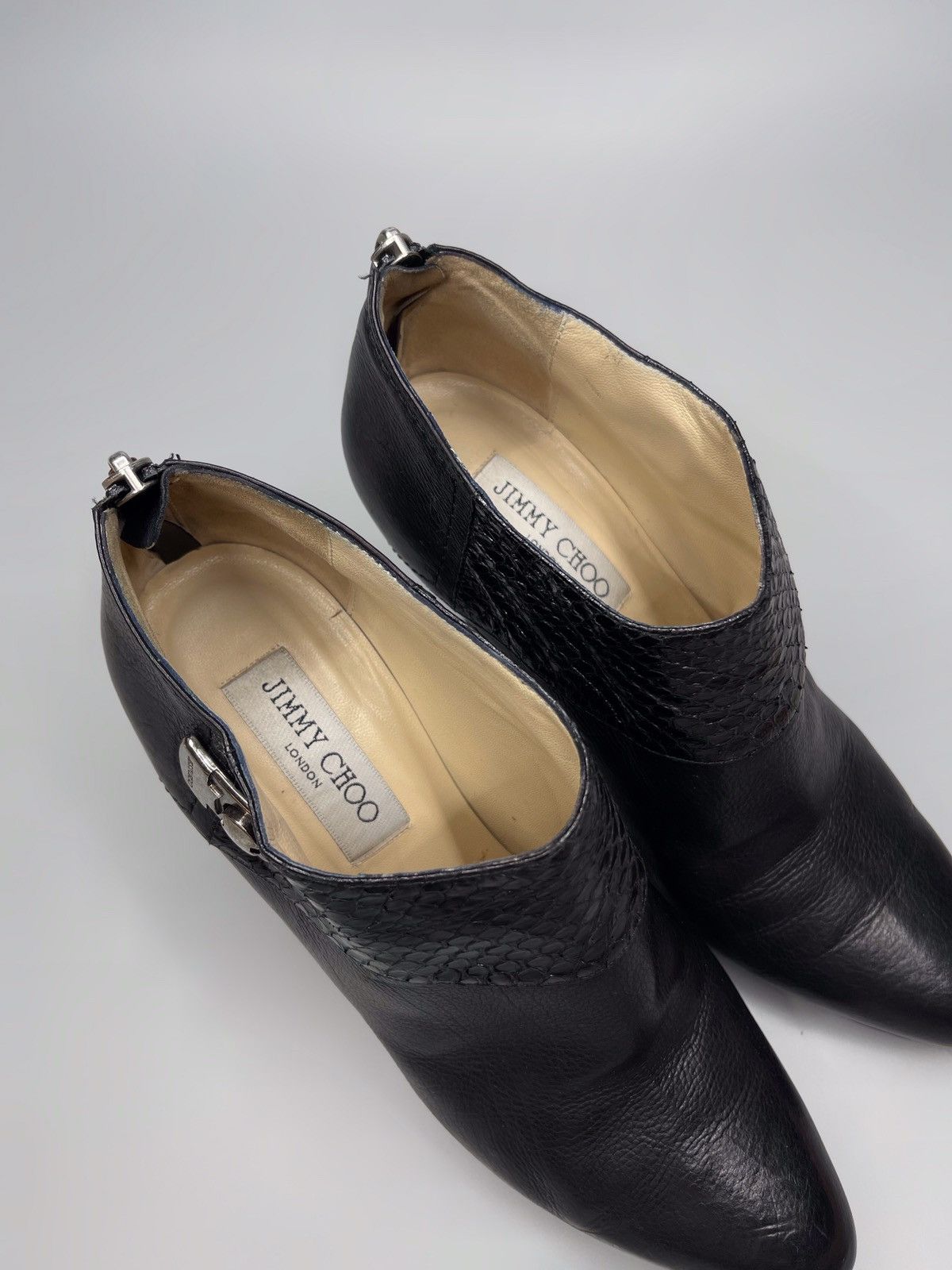Jimmy Choo Jimmy Choo Leather Heels Size US 7.5 / IT 37.5 - 5 Thumbnail