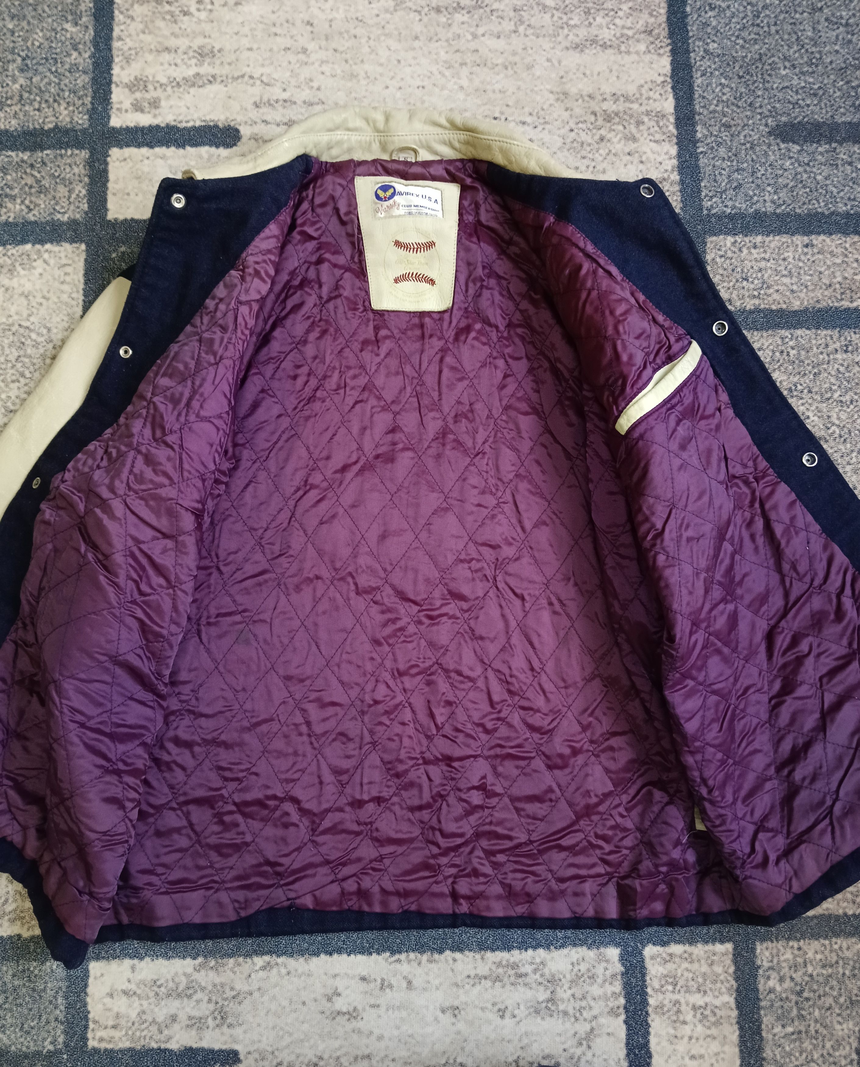 Avirex VINTAGE RED SKY AVIREX RED INDIAN VARSITY JACKET Size US S / EU 44-46 / 1 - 8 Thumbnail
