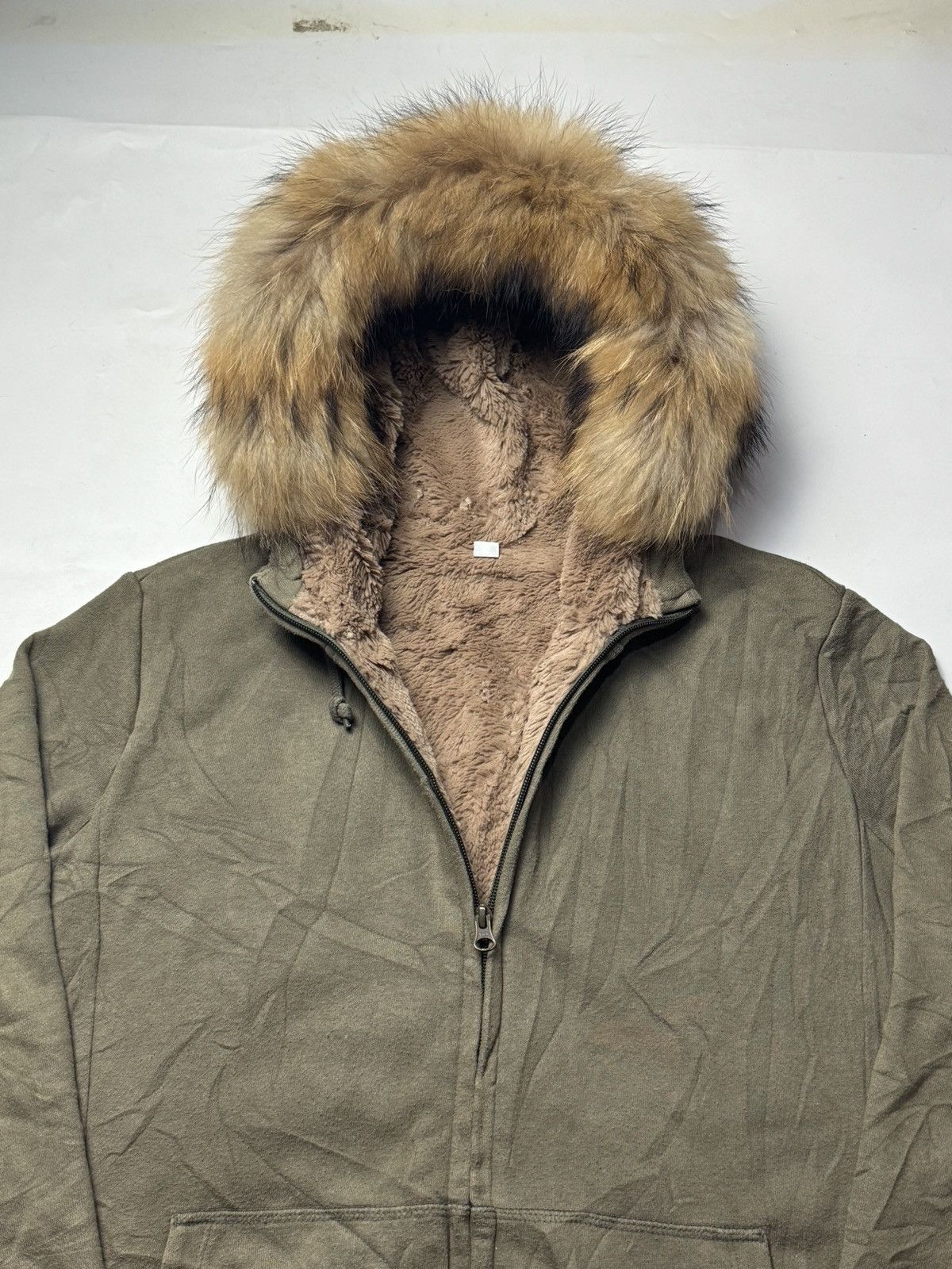 If Six Was Nine × Japanese Brand × Le Grande Bleu (L.G.B.) Fur Hoodie Uniqlo Japanese Style Size US L / EU 52-54 / 3 - 1 Thumbnail