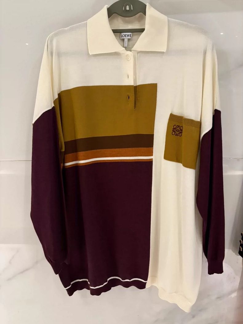 Loewe LOEWE Long sleeve polo shirt Size US XS / EU 42 / 0 - 1 Thumbnail