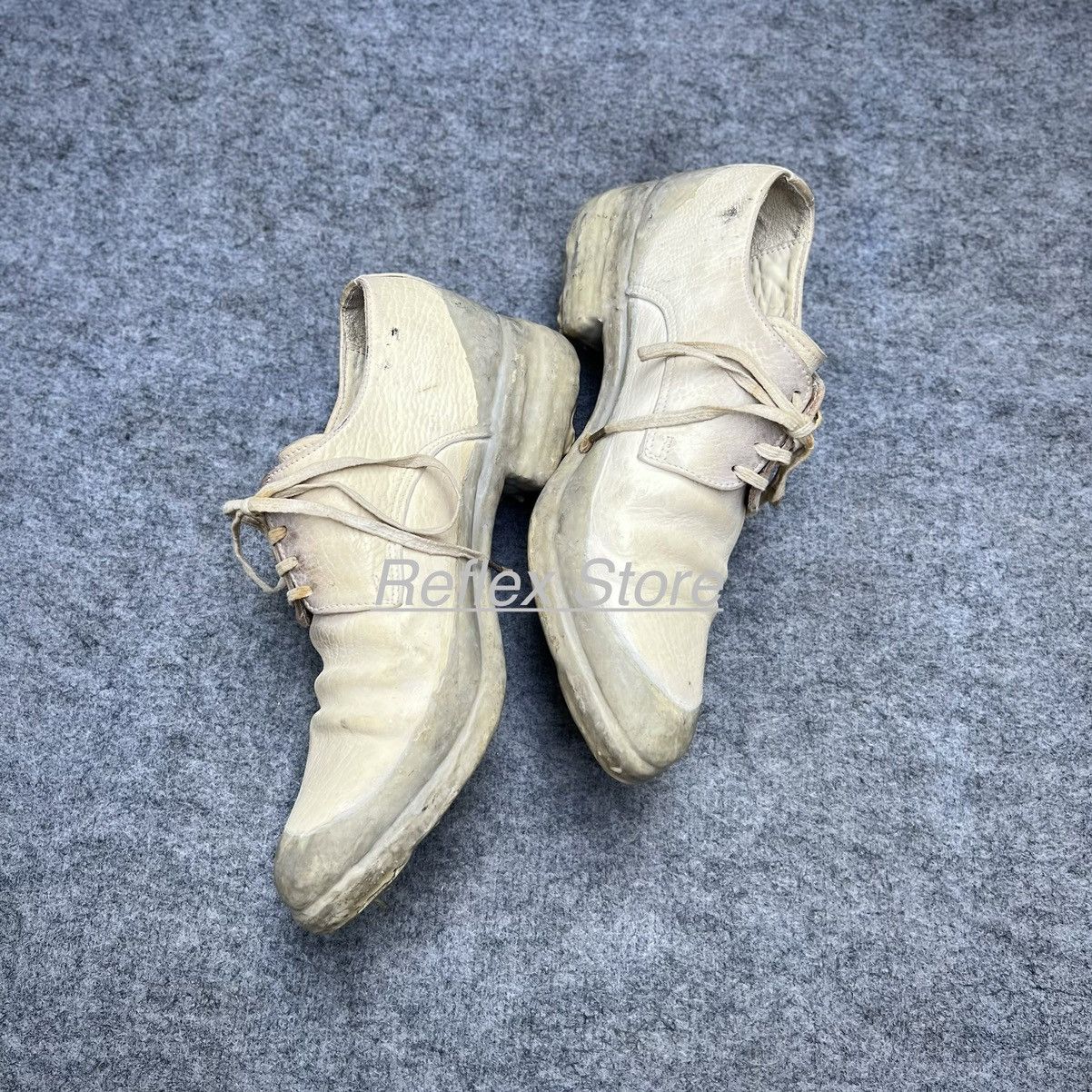 Carol Christian Poell Carol Christian Poell Cream Derby Shoe AM/2600LR Size US 9.5 / EU 42-43 - 4 Thumbnail