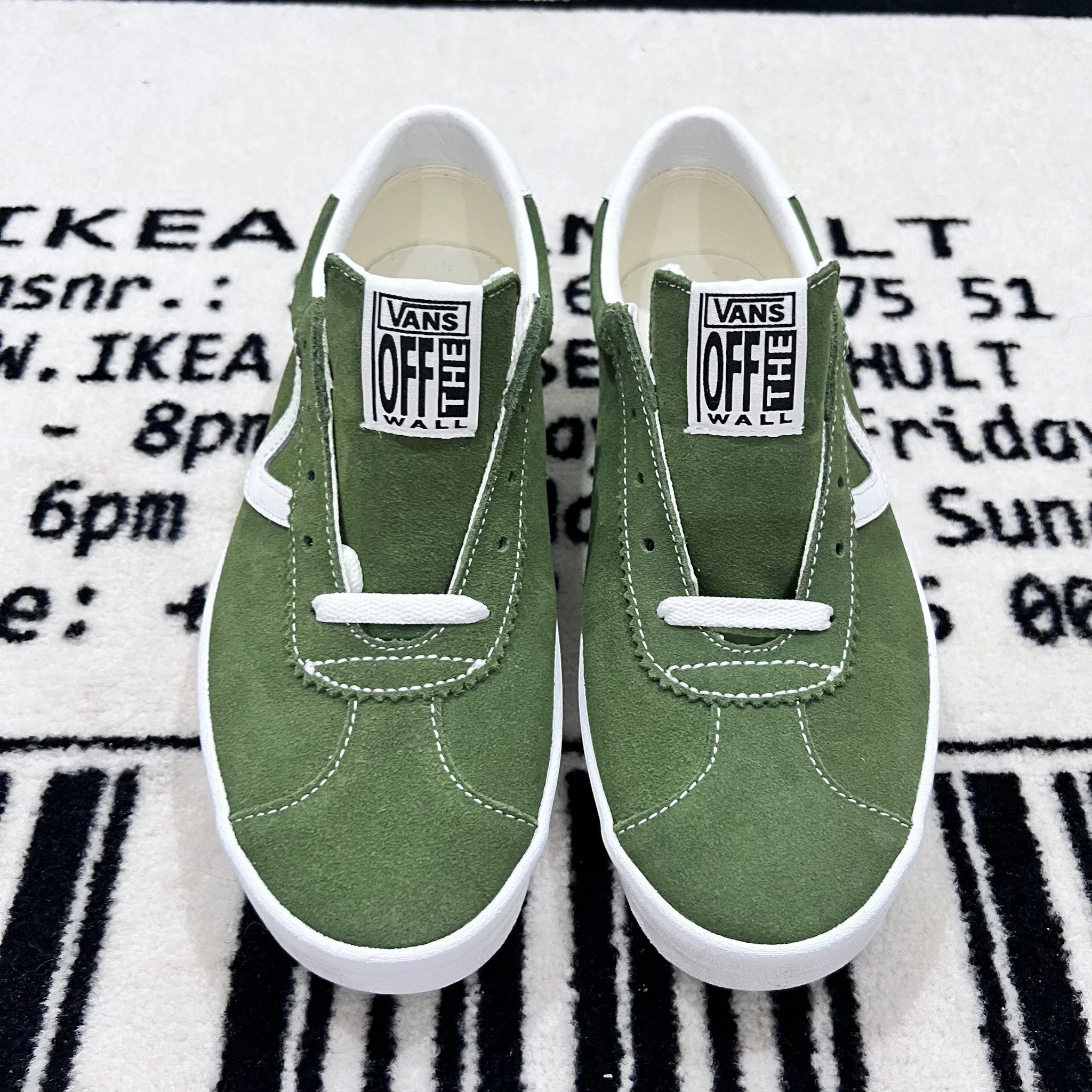 Vans Vans Sport Low Shoes - Olive Suede Leather Top Size US 8.5 / EU 41-42 - 2 Thumbnail