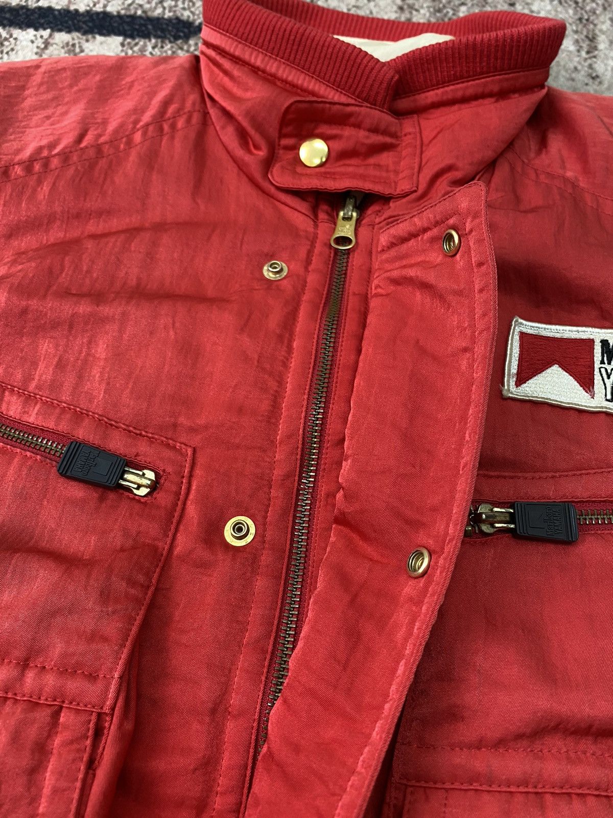 Marlboro Rare Vtg 90s Marlboro Yamaha Riversible Racing Jacket Size US M / EU 48-50 / 2 - 9 Thumbnail