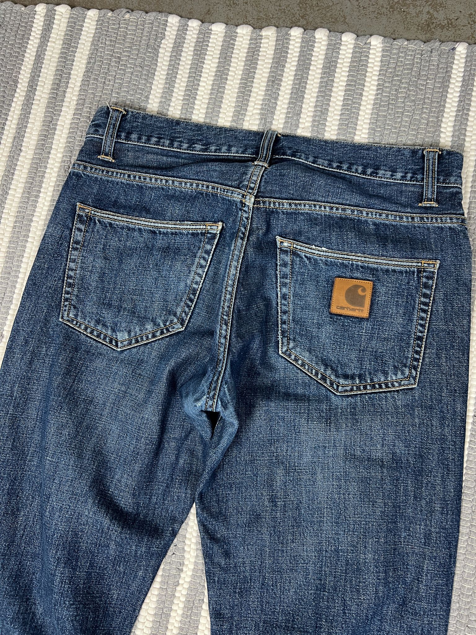 Carhartt Carhartt Blue Denim Pants Jean Size US 31 - 5 Thumbnail