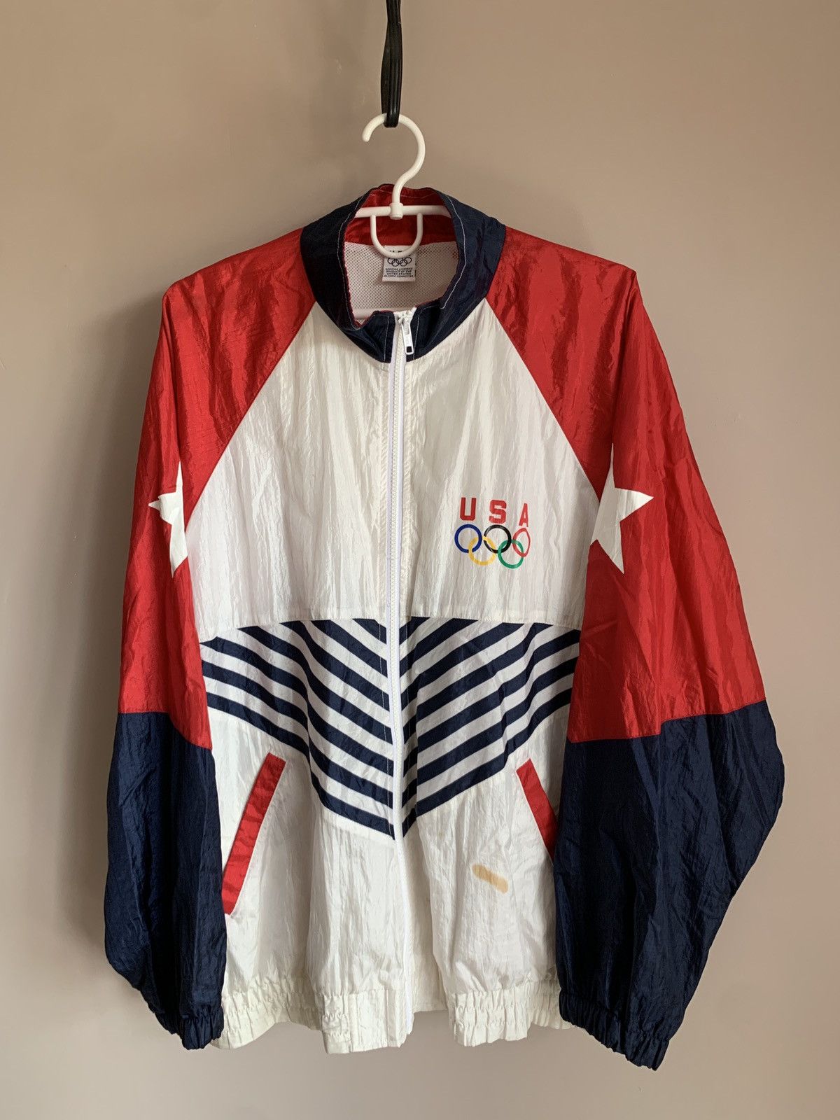 USA Olympics USA Olympics Vintage Zip Jacket Retro Size Medium Size US M / EU 48-50 / 2 - 1 Thumbnail
