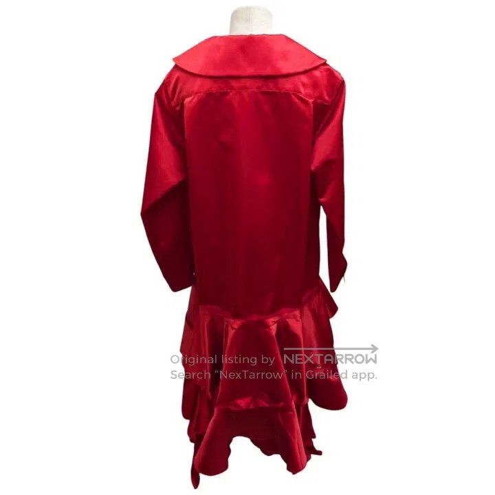 Comme des Garcons Comme Des Garcons Red Peter Pan Collar Long-sleeve Shirt D Size S / US 4 / IT 40 - 2 Thumbnail