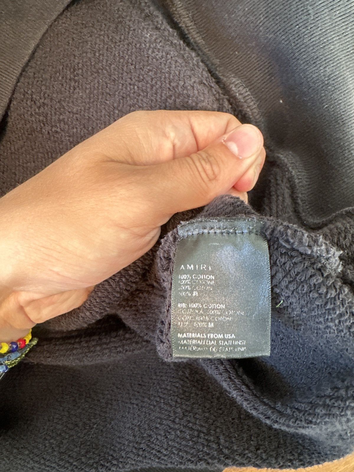 Amiri AMIRI black Hoodie Size US S / EU 44-46 / 1 - 3 Thumbnail