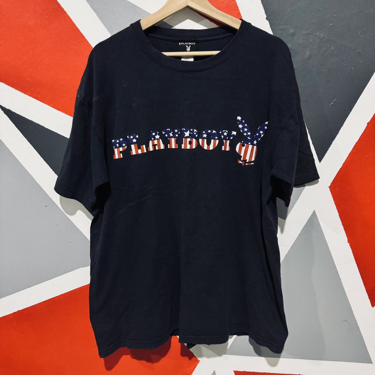 Playboy Big Logo USA Flag Playboy Logo Size US XXL / EU 58 / 5 - 2 Thumbnail