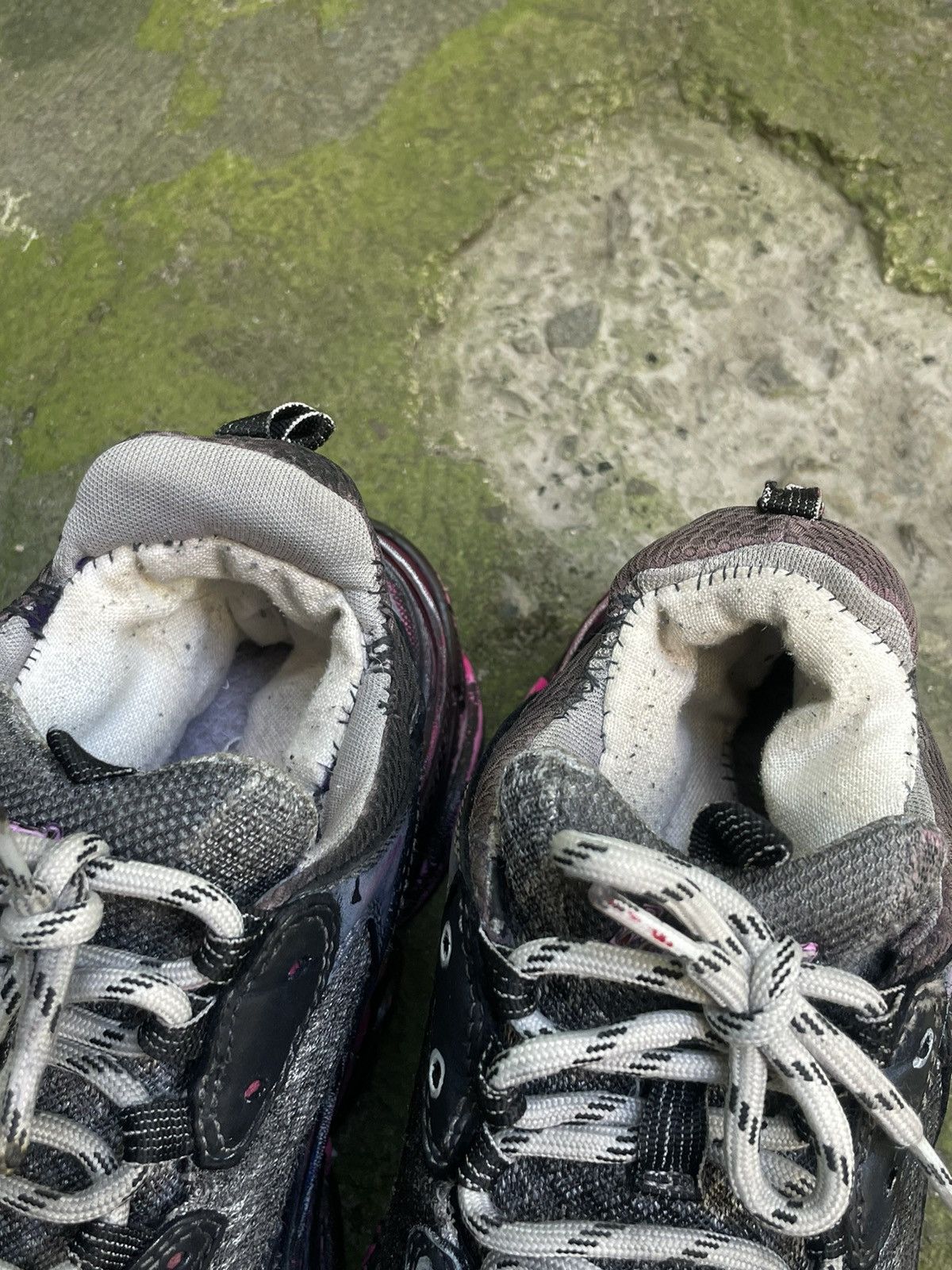 Balenciaga Balenciaga Triple S Custom Sneakers Black/Pink Size US 7 / EU 40 - 14 Thumbnail