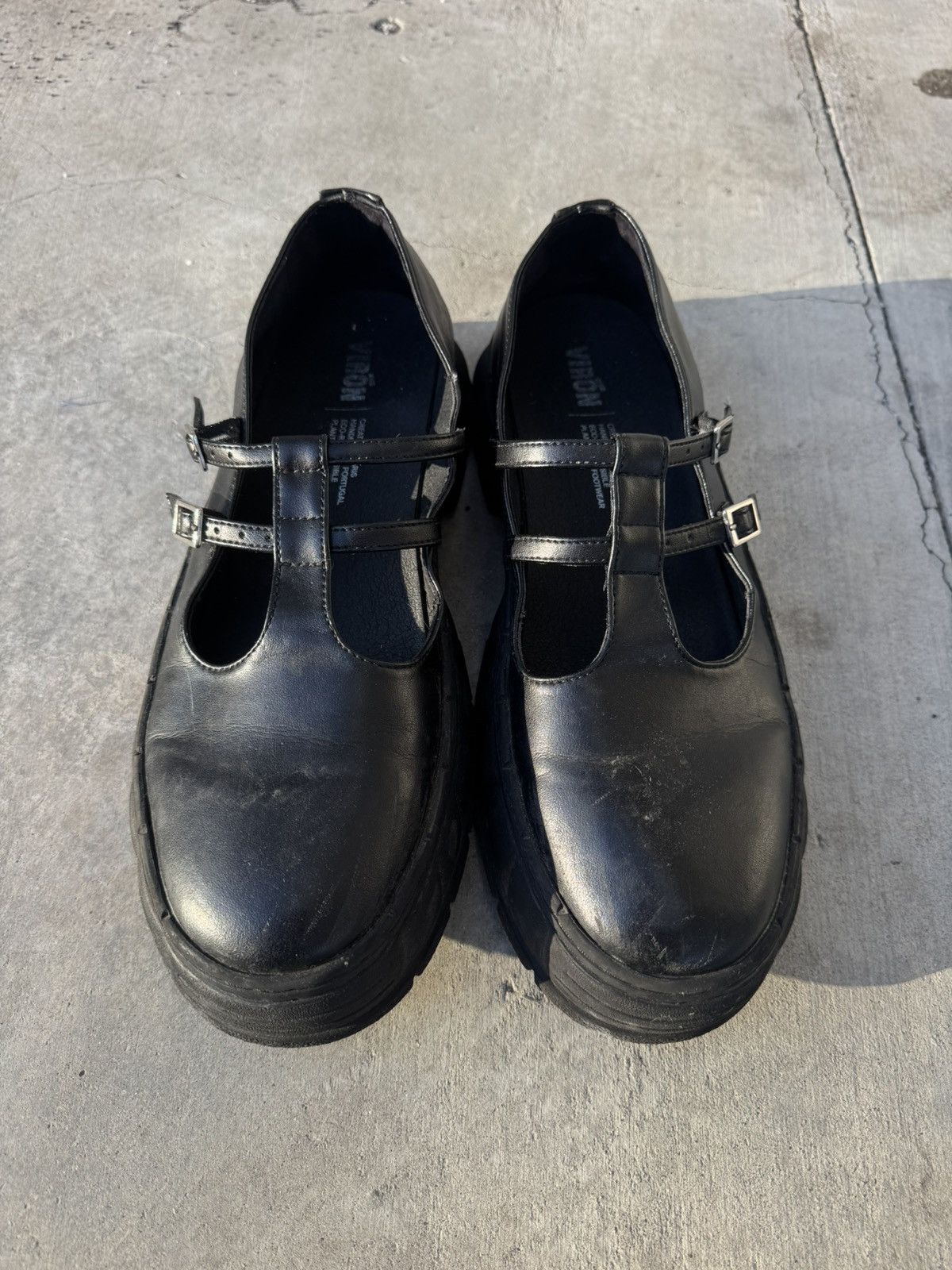 VIRON Viron Mary Janes Size US 12 / EU 45 - 1 Thumbnail