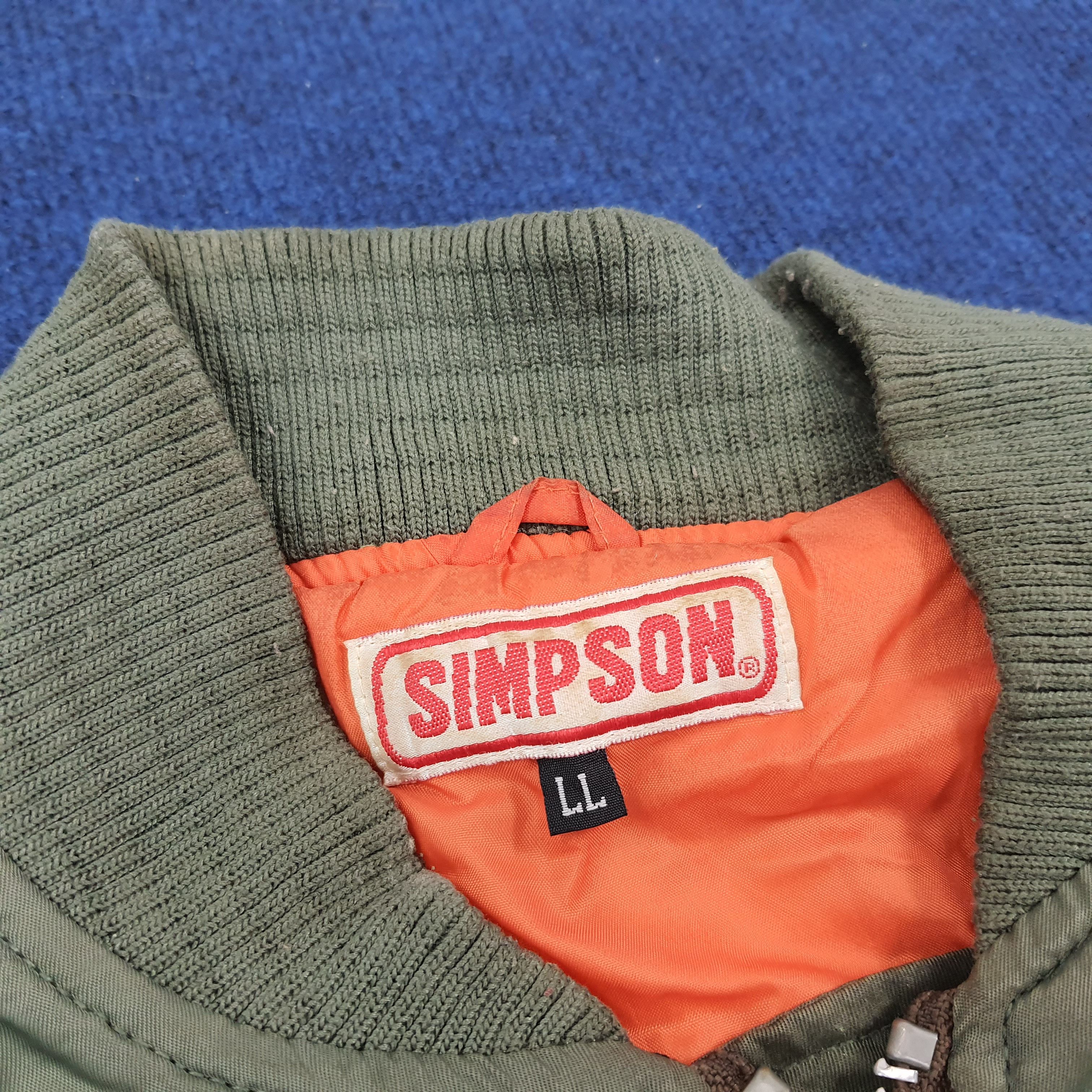 Vintage Vintage North Carolina SIMPSON USA Bomber Jacket Size US L / EU 52-54 / 3 - 5 Thumbnail