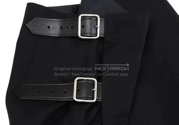 Comme des Garcons Comme Des Garcons size M Black retro pleated skirt pants Size 23" - 5 Thumbnail