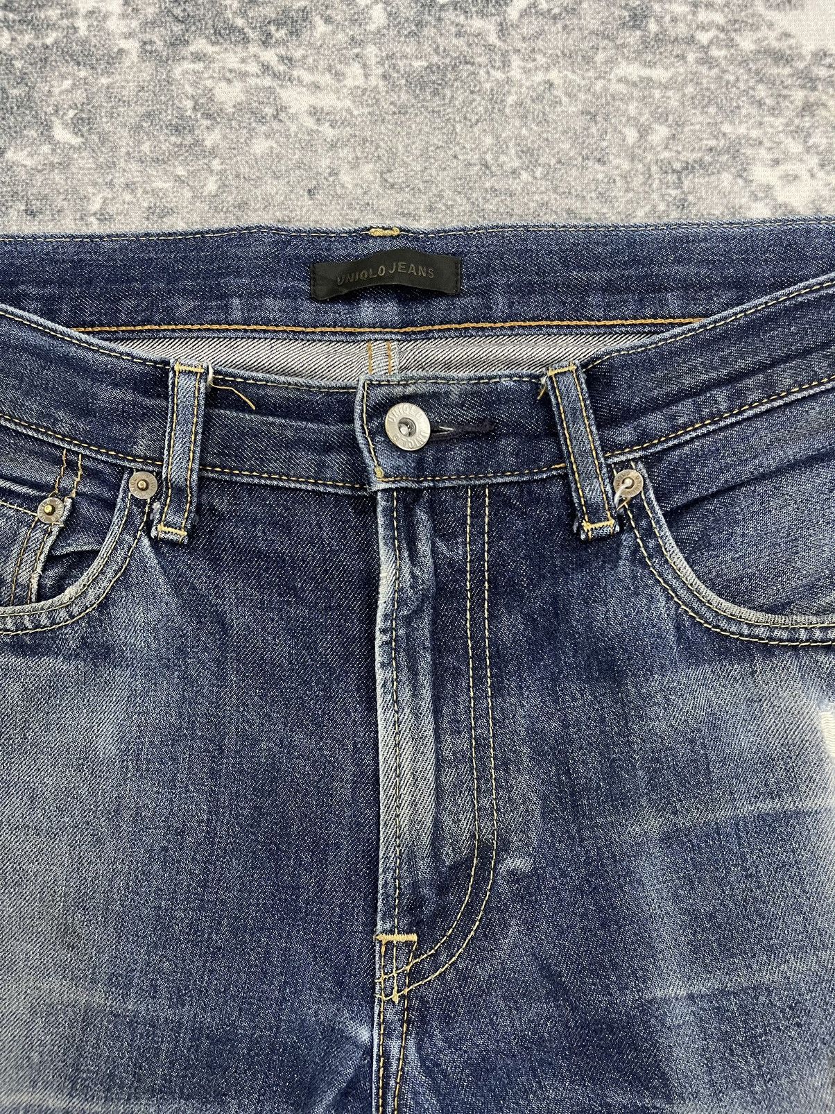 Uniqlo Uniqlo Kaihara Distressed Denim Size US 33 - 5 Thumbnail