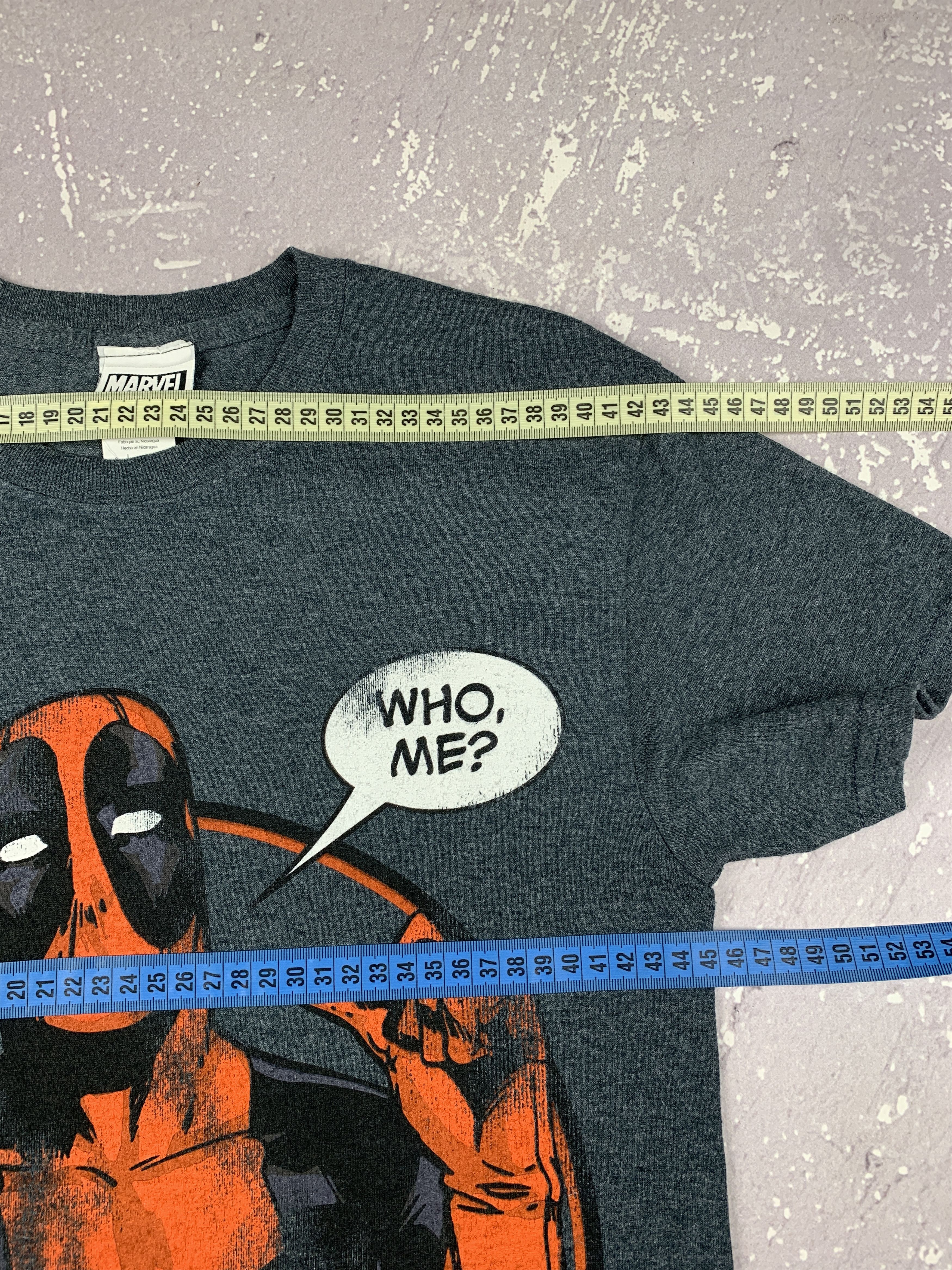Marvel Comics × Vintage Vintage Y2K Marvel Deadpool Who Me? Movie T Shirt Size US S / EU 44-46 / 1 - 6 Thumbnail