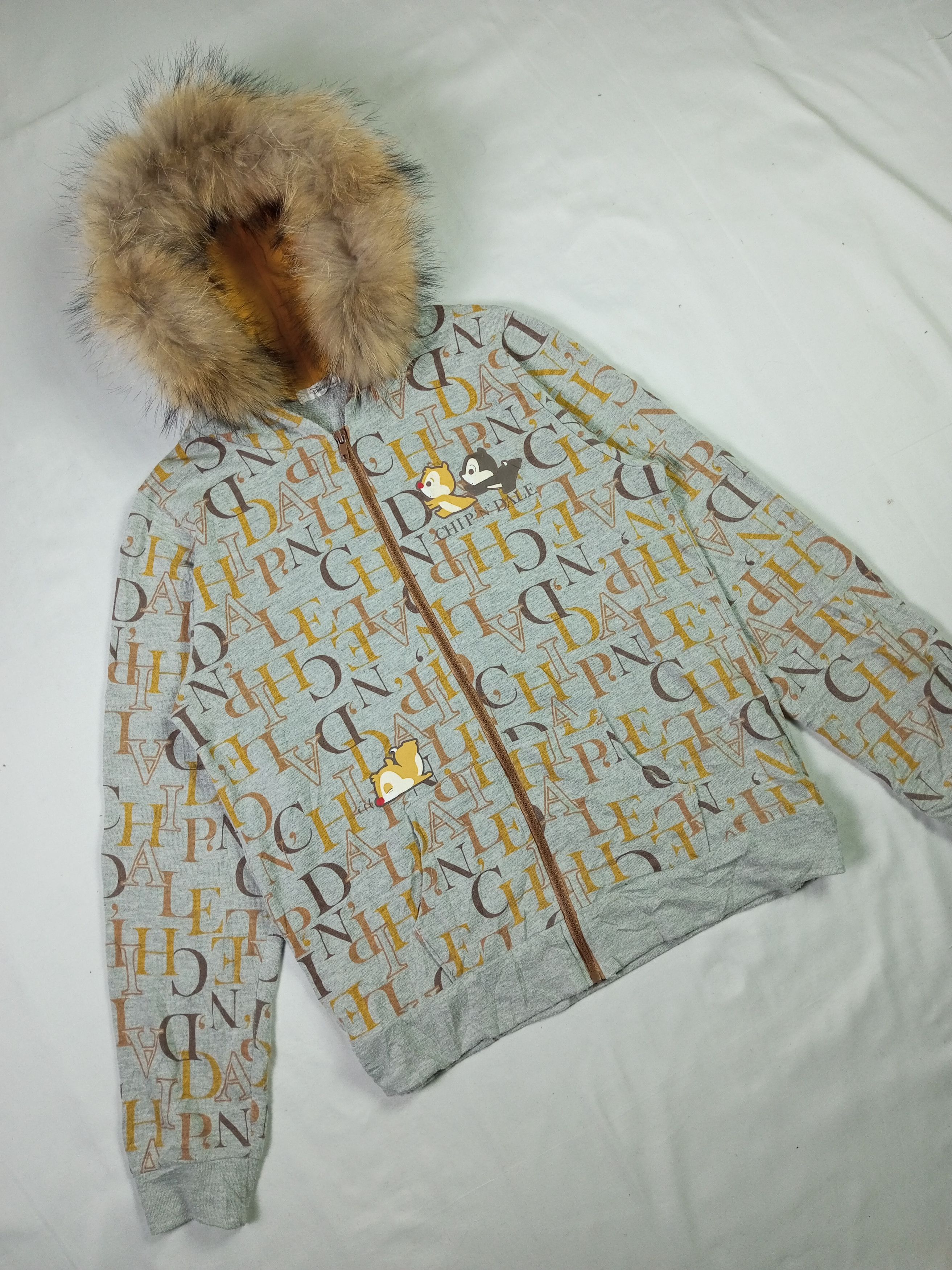 Disney × If Six Was Nine × Japanese Brand Disney Faux fur hoodie chip'n'dale ifsixwasnine style Size US M / EU 48-50 / 2 - 3 Thumbnail