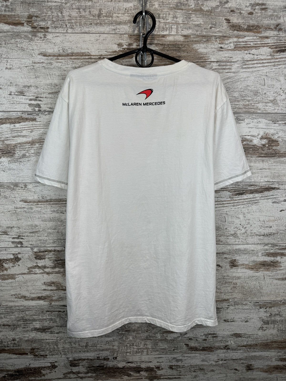 Malcolm McLaren × Mercedes-Benz Mens Vintage Mercedes Team McLaren T-shirt racing tee Size US L / EU 52-54 / 3 - 10 Thumbnail