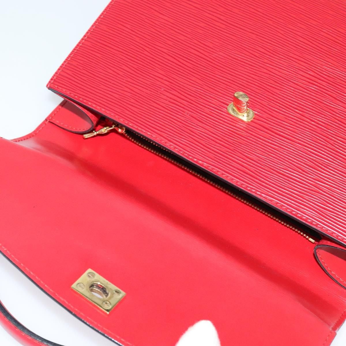 Louis Vuitton LOUIS VUITTON Epi Malesherbes Hand Bag Red M52377 Size ONE SIZE - 9 Thumbnail