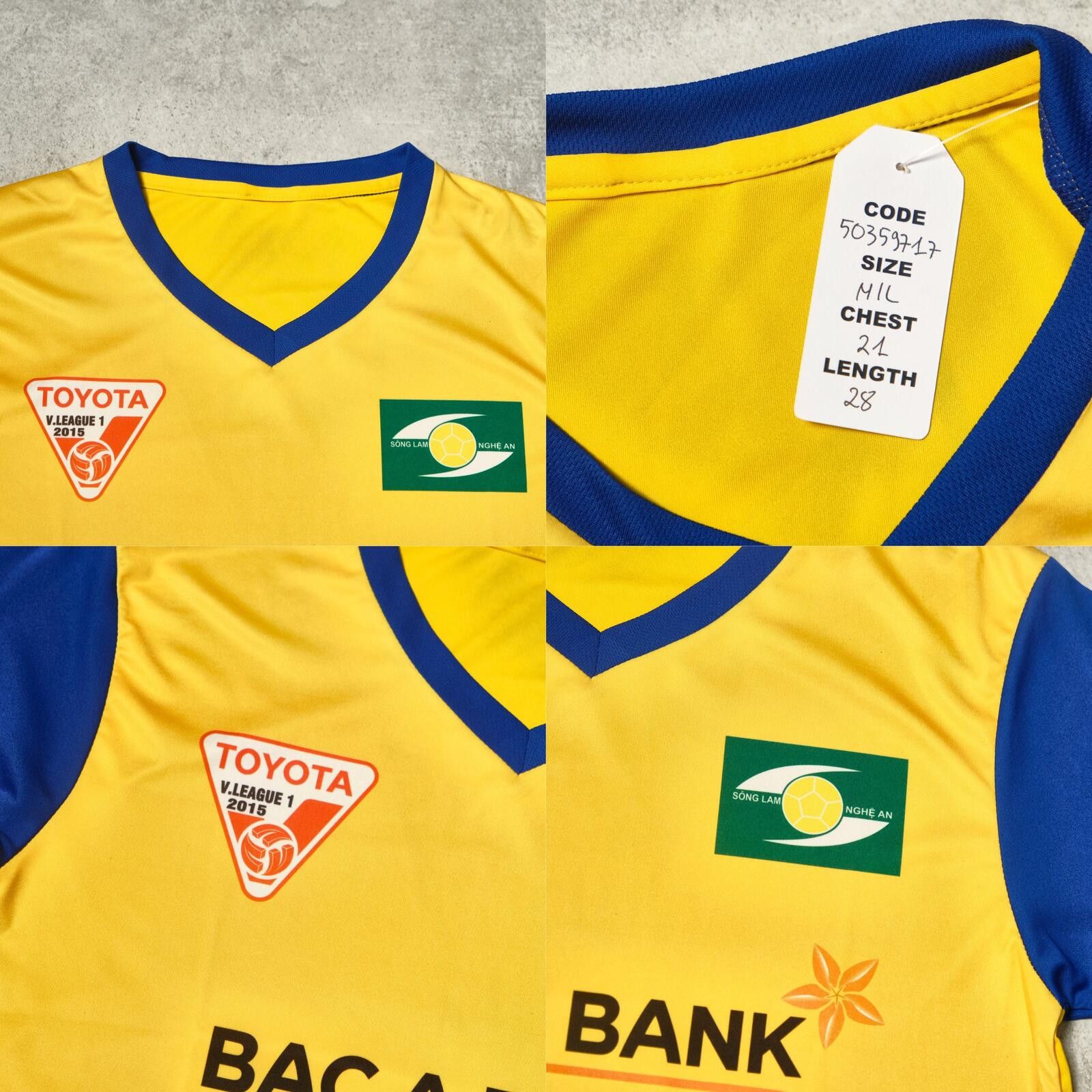 Other 2015 Song Lam Nghe An (Vietnam) Home Shirt V-League (M/L) Size US M / EU 48-50 / 2 - 4 Thumbnail