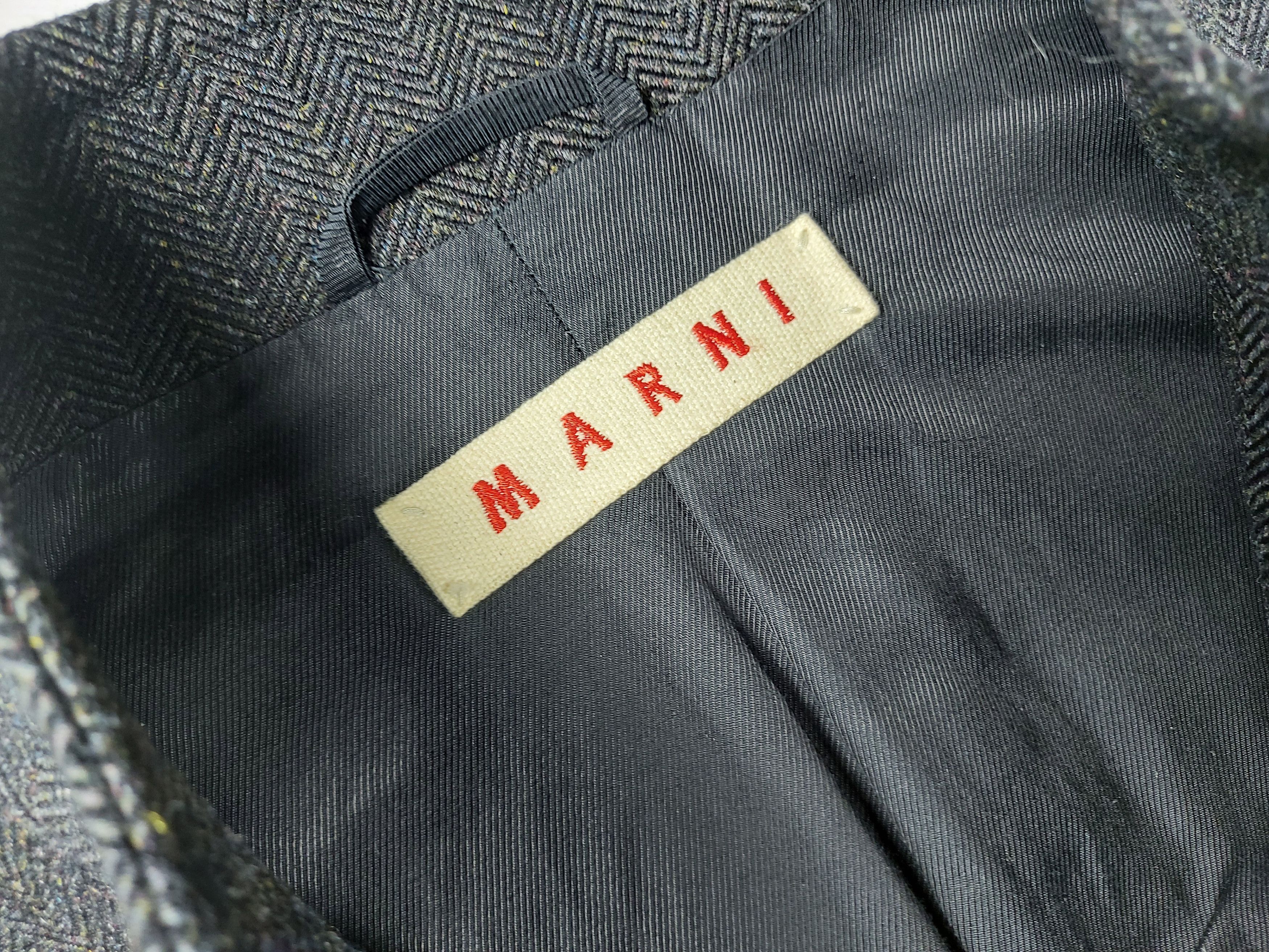 Marni Marni Wool Tweed Coat Size US S / EU 44-46 / 1 - 2 Thumbnail