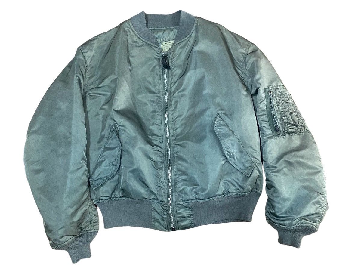Alpha Industries Vtg🔥MA-1 ALPHA INDUSTRIES Inc (USAF) Bomber Jacket Size US XL / EU 56 / 4 - 1 Thumbnail
