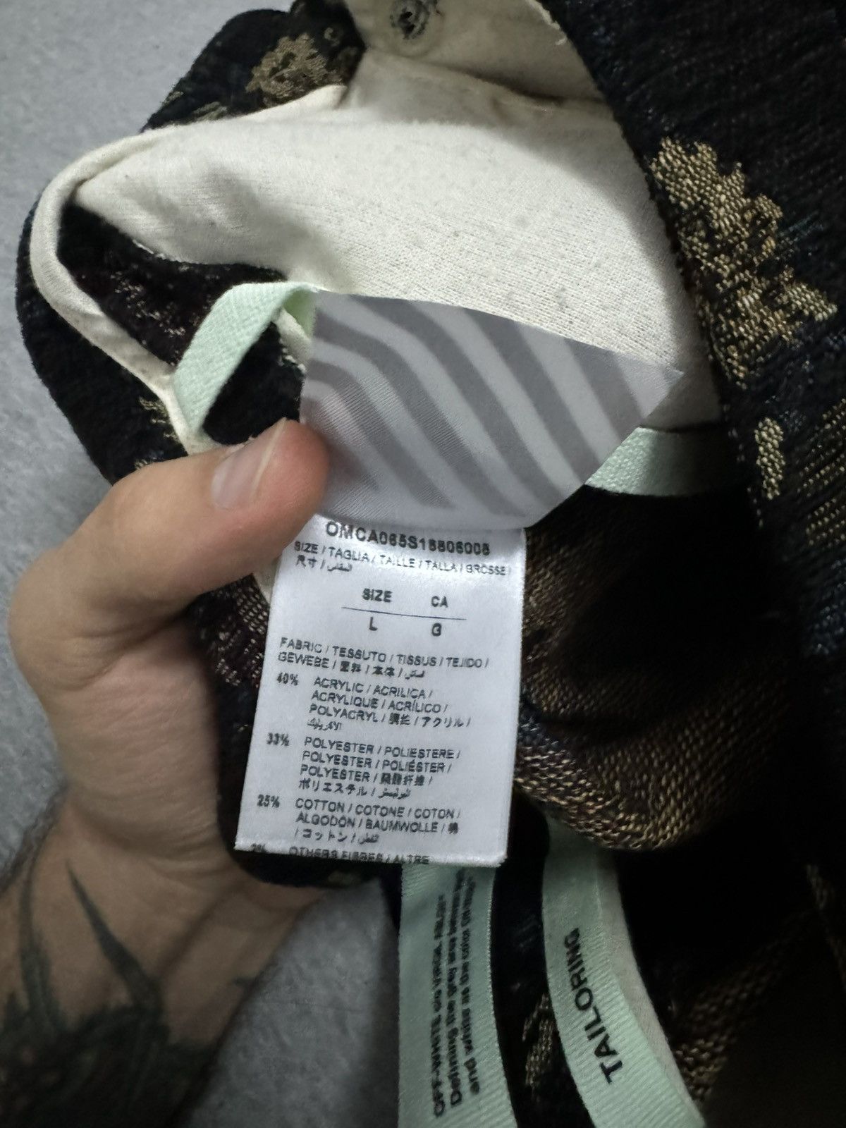 Off-White Floral tapestry trousers Size US 32 / EU 48 - 5 Thumbnail