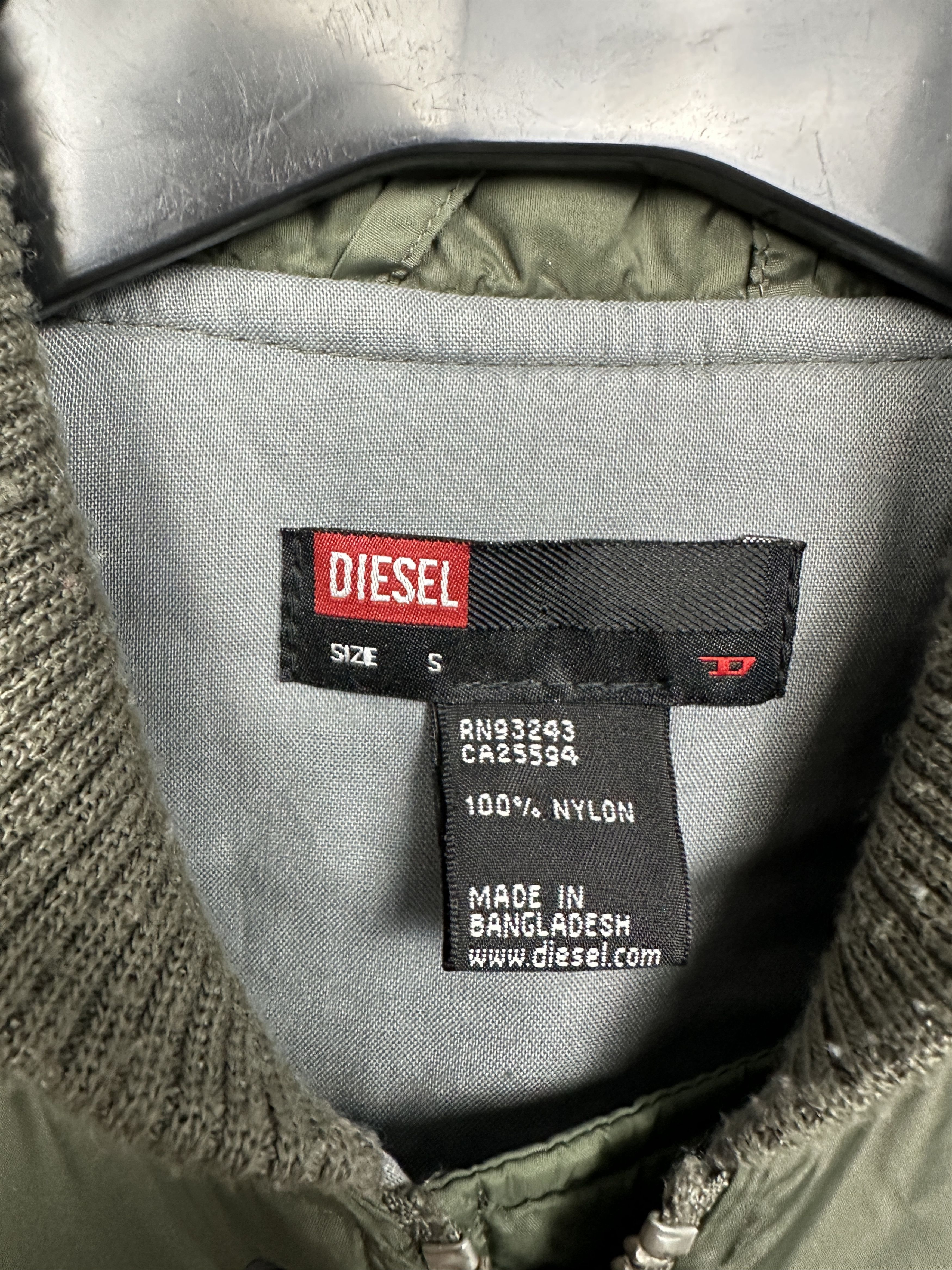 Diesel Diesel Vintage Womens Nylon Bomber Jacket Size S / US 4 / IT 40 - 3 Thumbnail