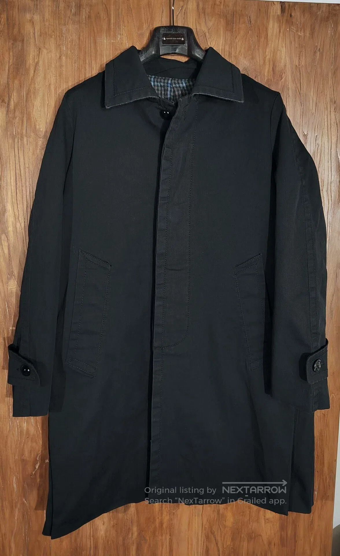Sacai Sacai Black Classic Men's Trench Coat. Size US M / EU 48-50 / 2 - 1 Thumbnail