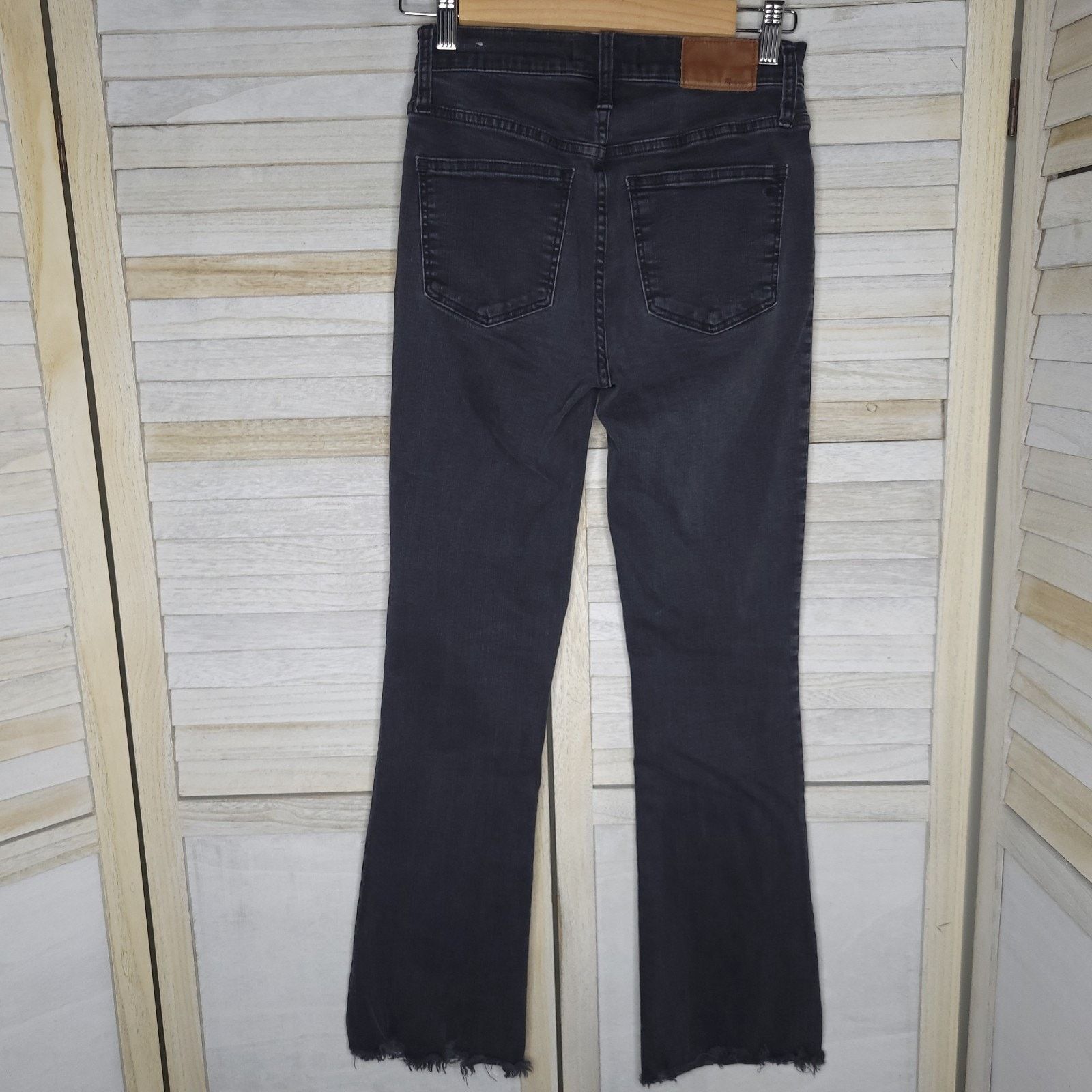 Madewell Madewell Cali Demi Boot High Rise Raw Hems Jeans Size 25T Size 26" / US 2 / IT 38 - 9 Thumbnail