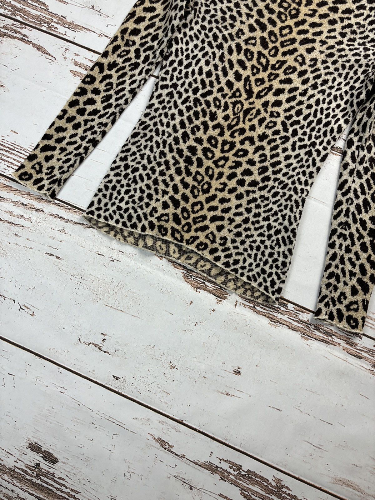 Valentino Valentino Vintage Leopard Pattern Sweater Jumper Size L / US 10 / IT 46 - 6 Thumbnail