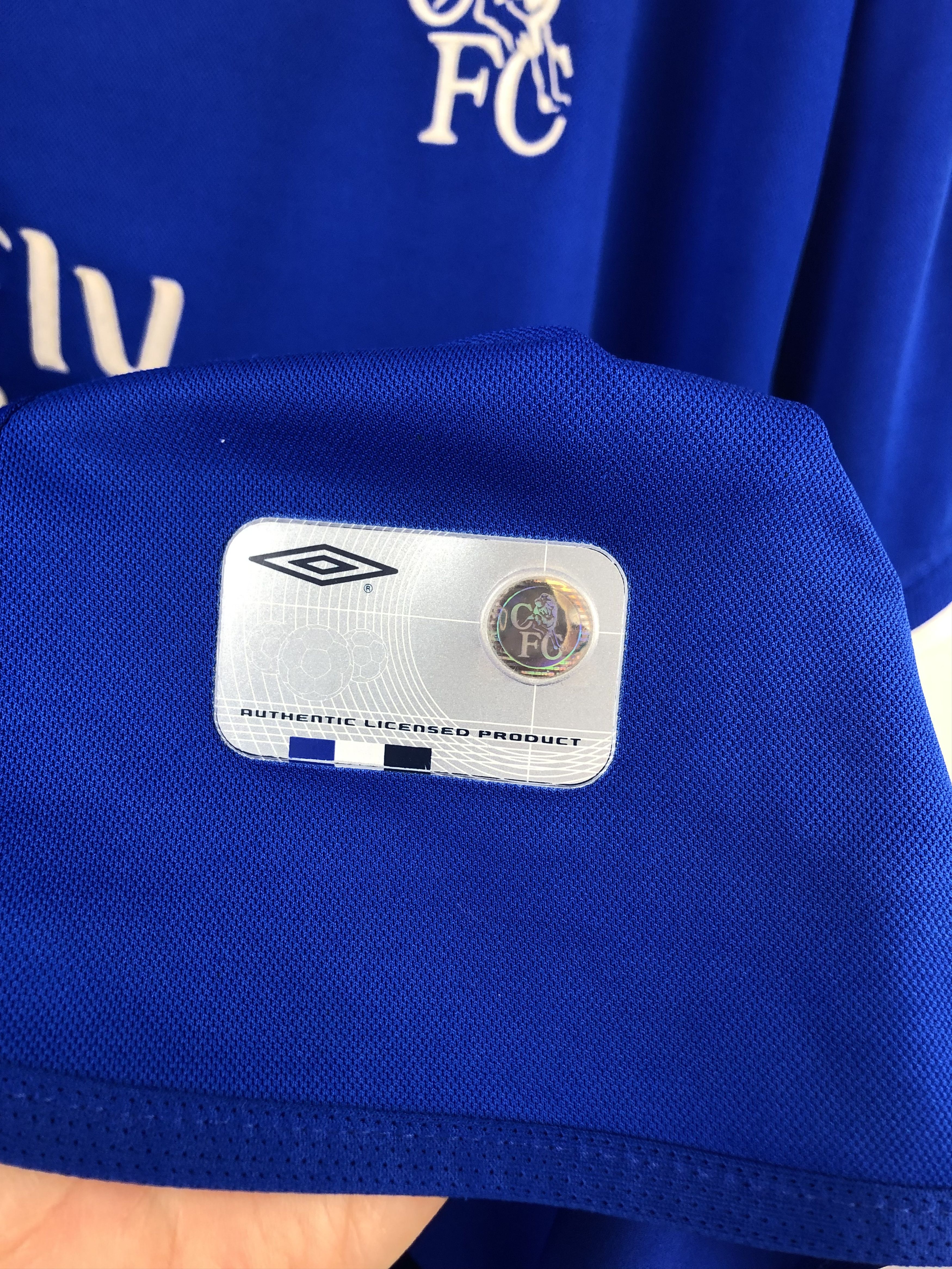 Vintage Chelsea Home football shirt 2001 Soccer Jersey Rare Umbro Size US XL / EU 56 / 4 - 7 Thumbnail