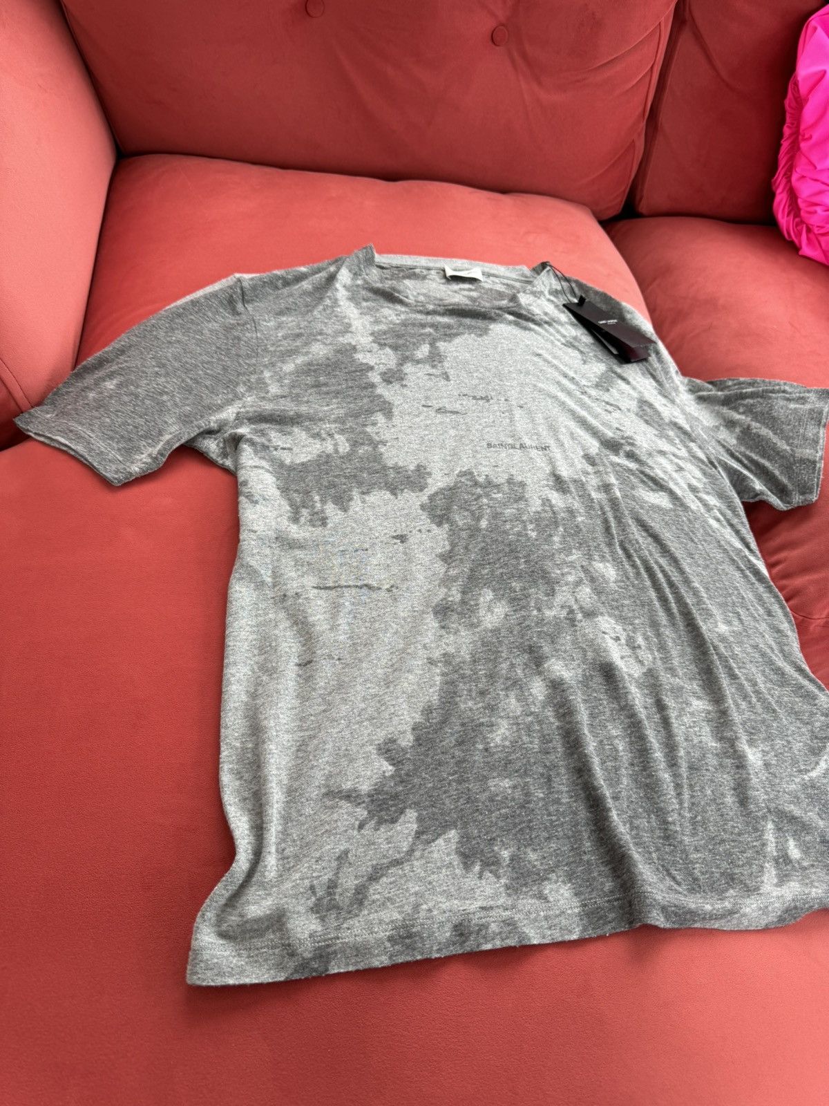 New Saint Laurent Devore t-shirt, size M