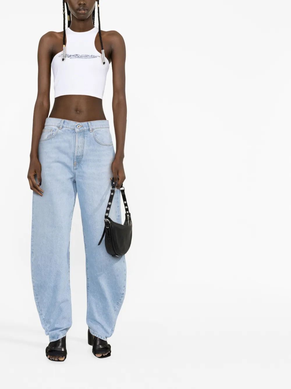 Off-White o1y1225 Denim Pant in Blue Size 26" / US 2 / IT 38 - 4 Thumbnail