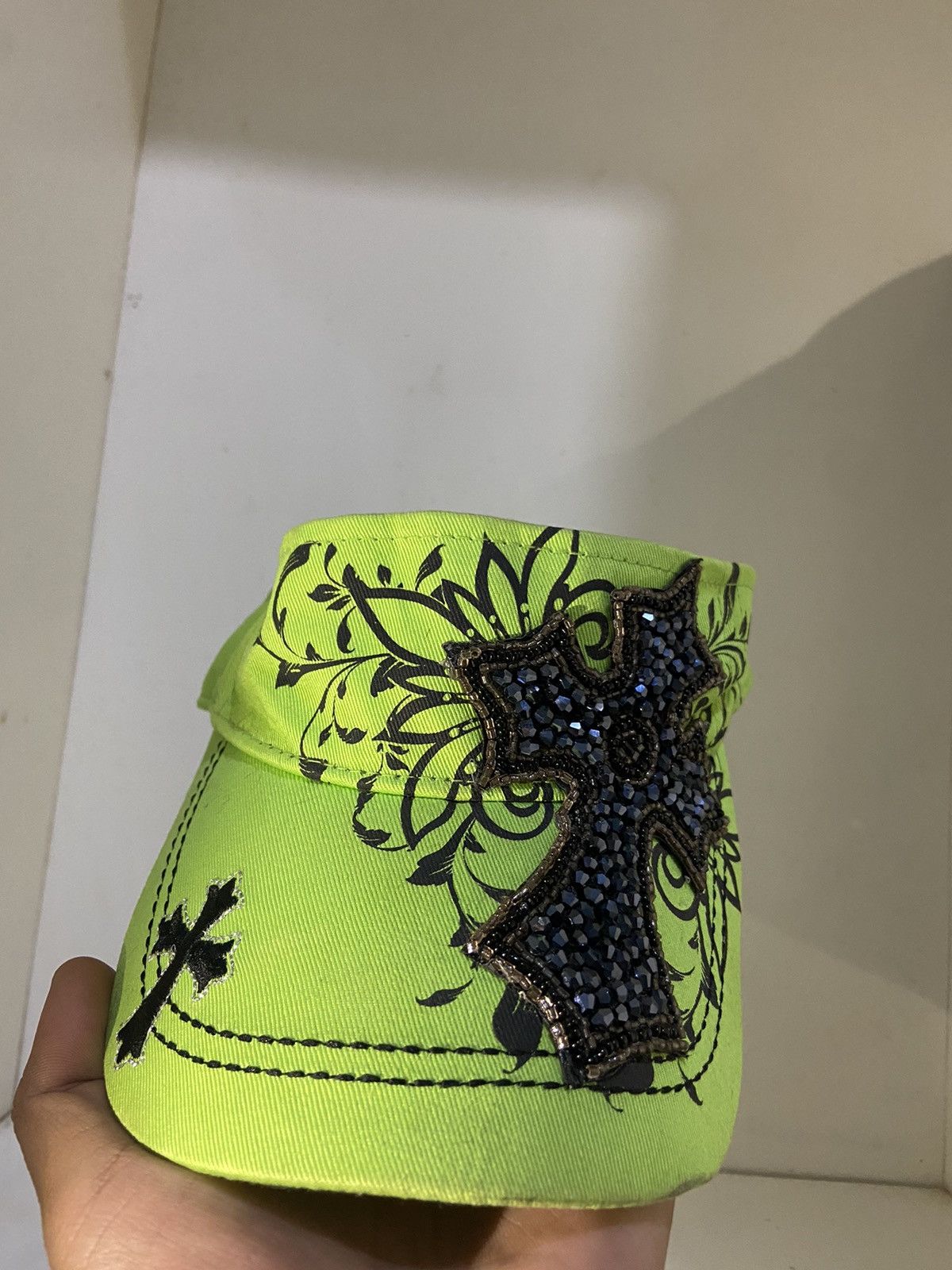 If Six Was Nine × Japanese Brand × Le Grande Bleu (L.G.B.) 💥 rare golf visor hat with chrome hearts motif 💥 Size ONE SIZE - 1 Thumbnail