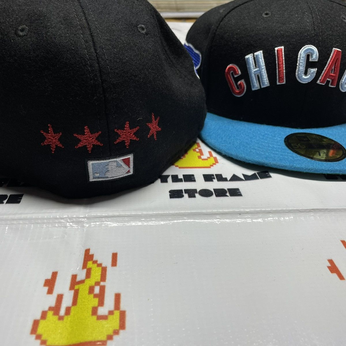 MLB × New Era Chicago Cubs New Era 59Fifty MLB Club CHI-TOWN Cub Face Size ONE SIZE - 2 Thumbnail