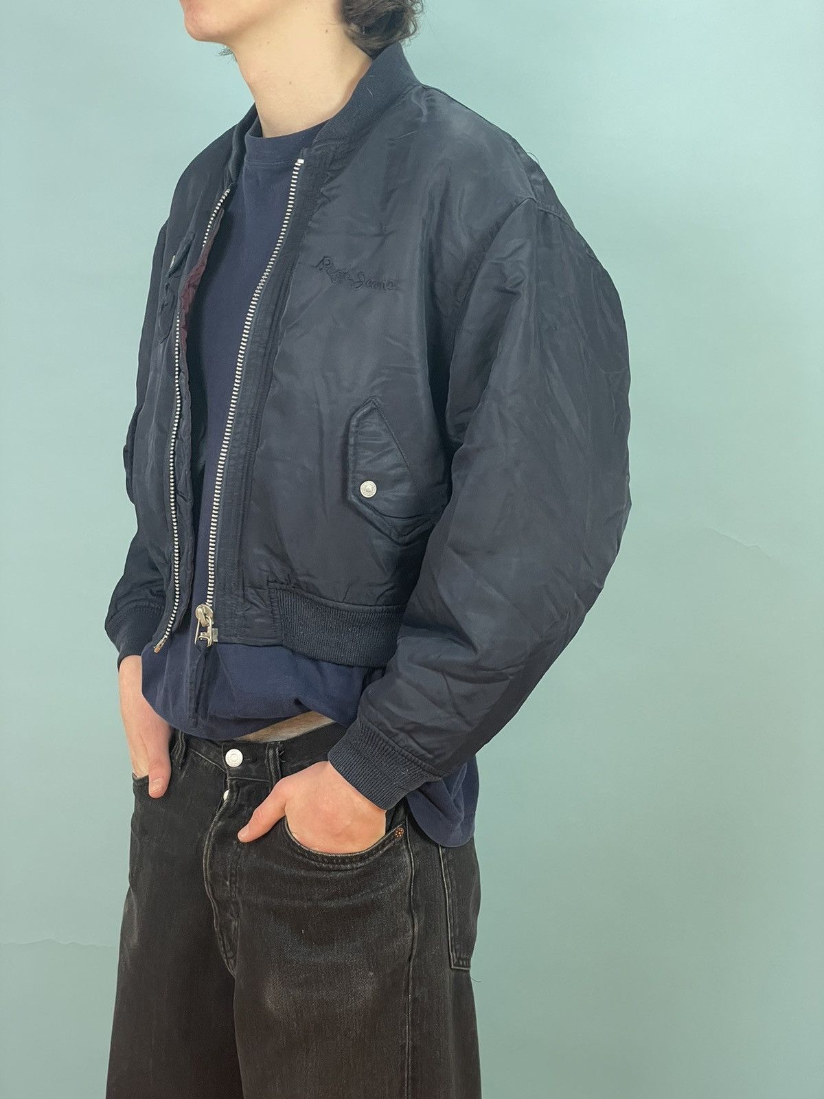 Vintage Vintage militairy Bomber Jacket MA1 Size US XS / EU 42 / 0 - 1 Thumbnail