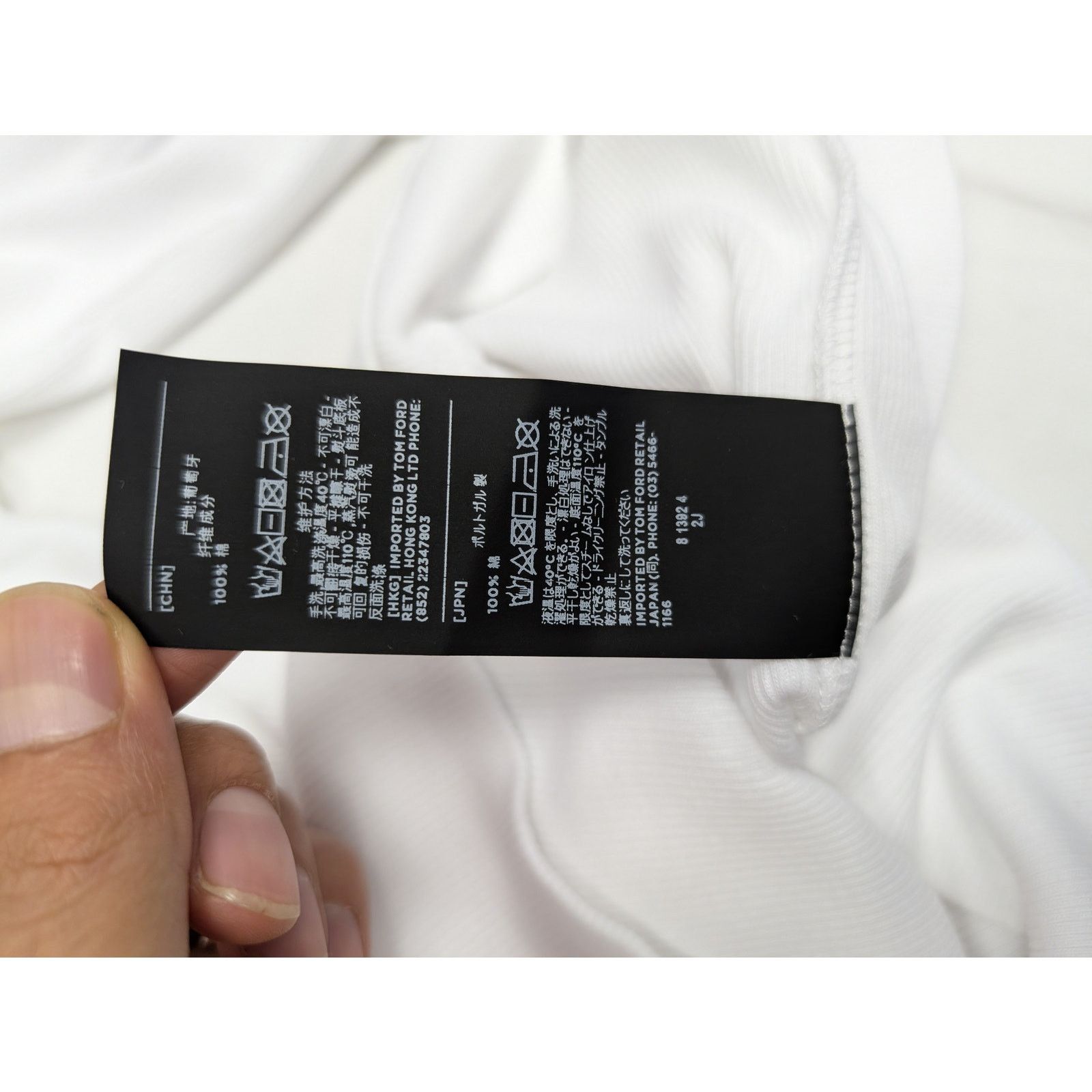 Tom Ford o1rshd1 Henley shirt in White Size US L / EU 52-54 / 3 - 15 Thumbnail