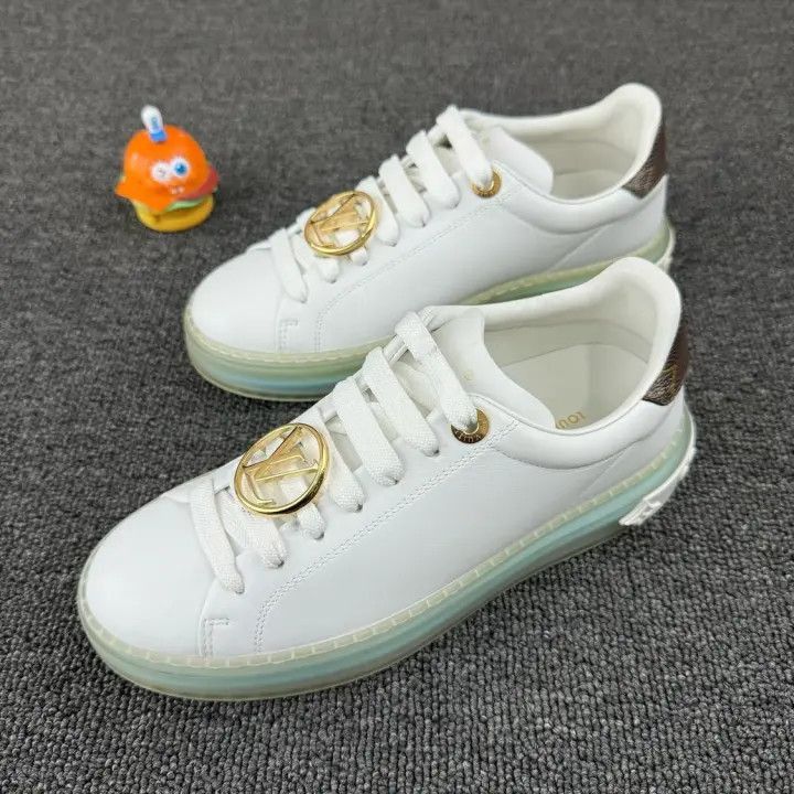 Louis Vuitton Louis Vuitton Time Out Low-Top Fashion Sneakers -2508 Size US 4 / IT 34 - 1 Thumbnail